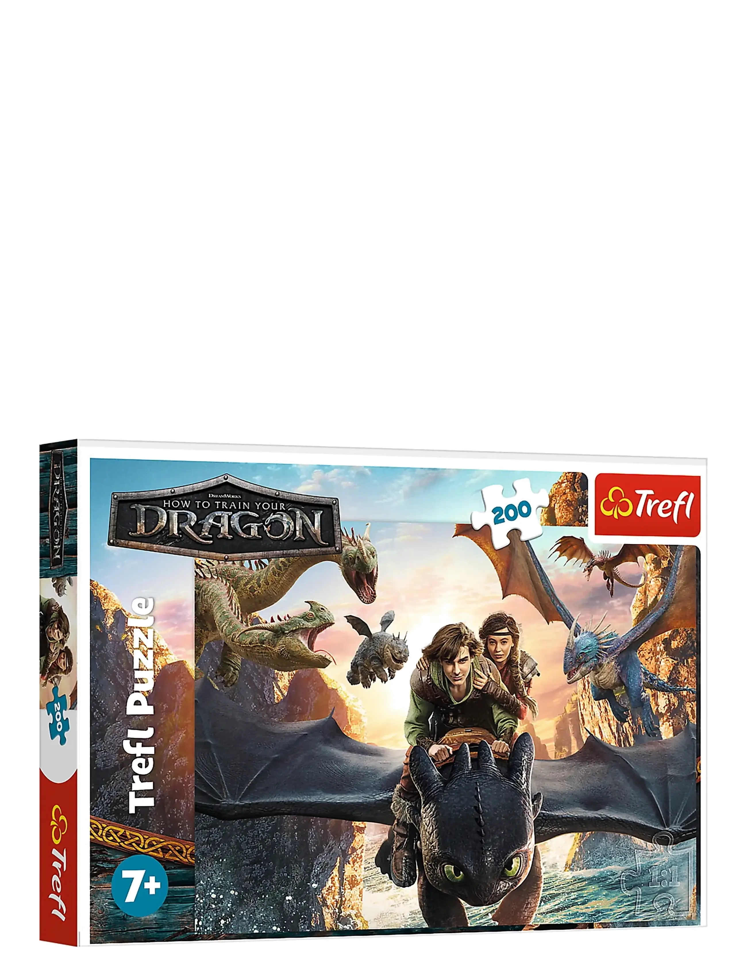Trefl PAPPUSSEL TREFL 200 BIT HOW TO TRAIN YOUR DRAGON - Legetøj - MULTI / multi