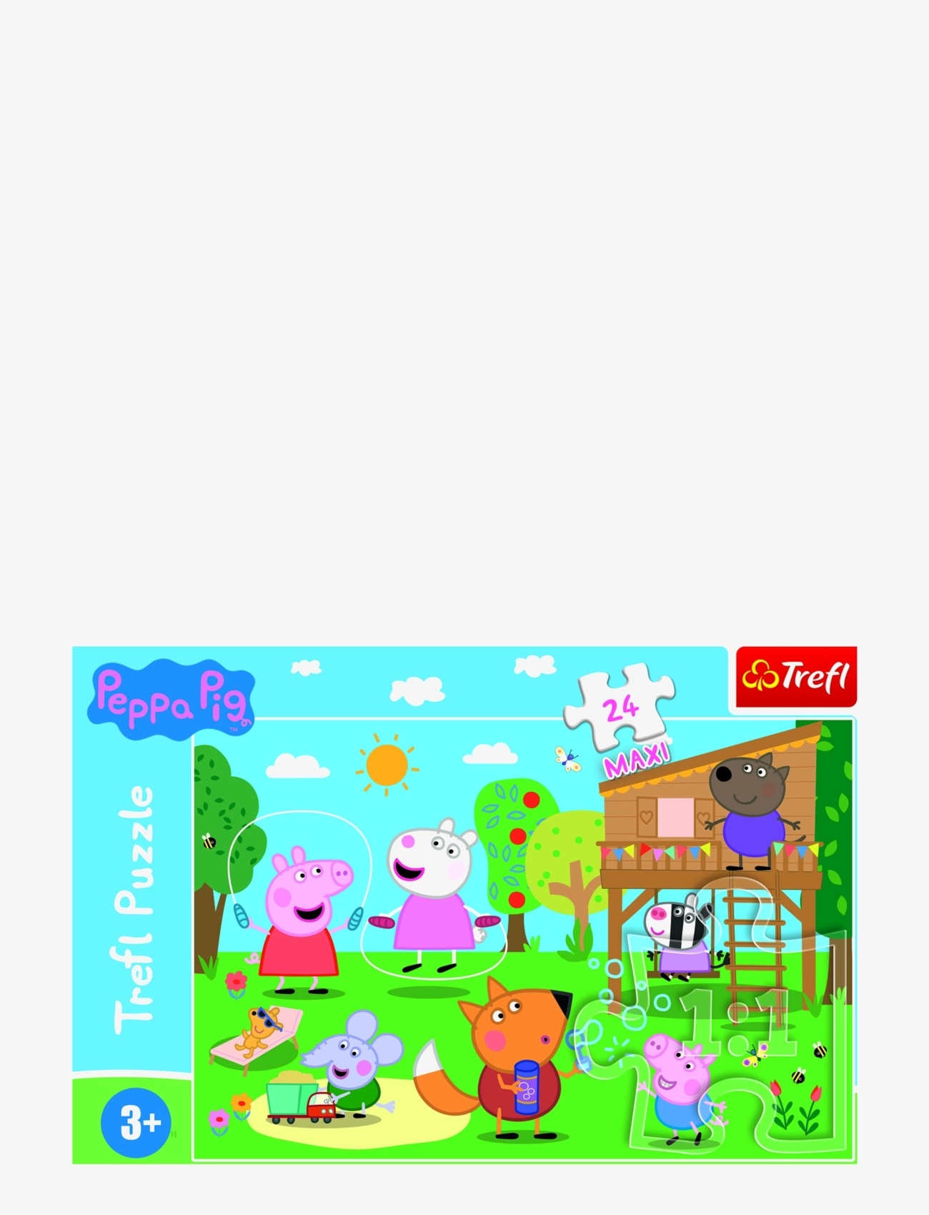 Trefl 24 Bit Maxi Peppa Pig, One Size, Puzzles, Mehrfarbig/gemustert - Classic Kinder
