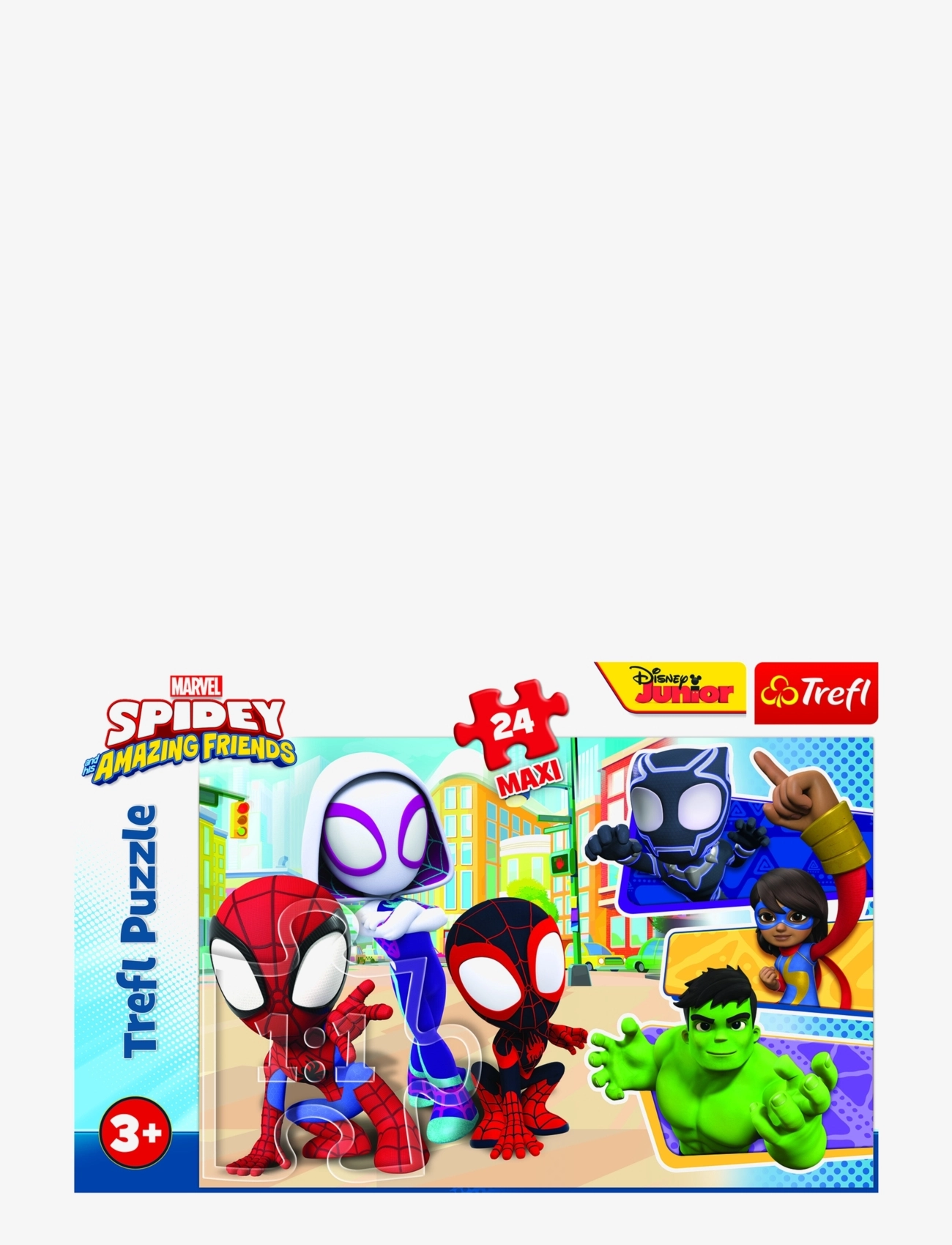 Trefl 24 Bit Maxi Marvel Spidey, One Size, Puzzles, Mehrfarbig/gemustert - Classic Kinder