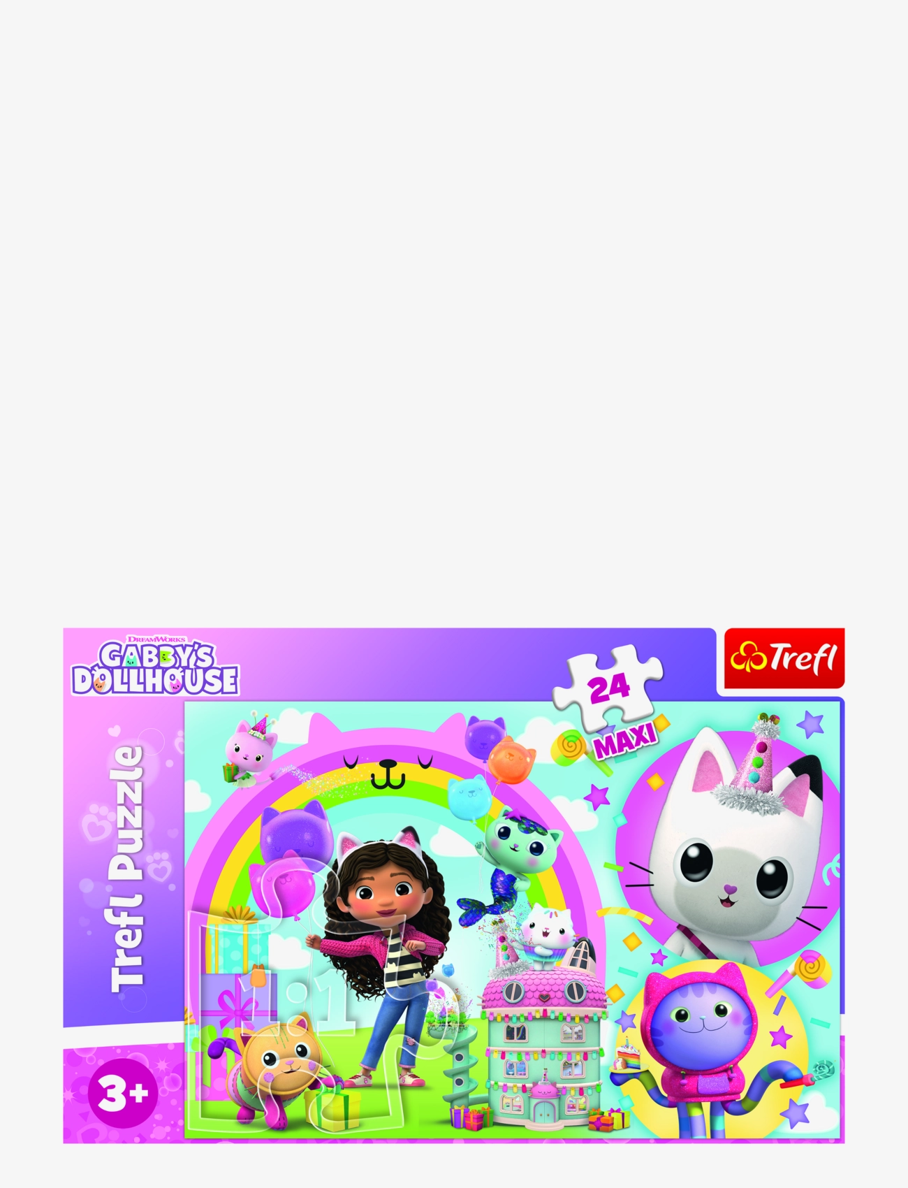 Trefl 24 Bit Maxi Gabby's Dollhouse, One Size, Puzzles, Mehrfarbig/gemustert - Classic Kinder