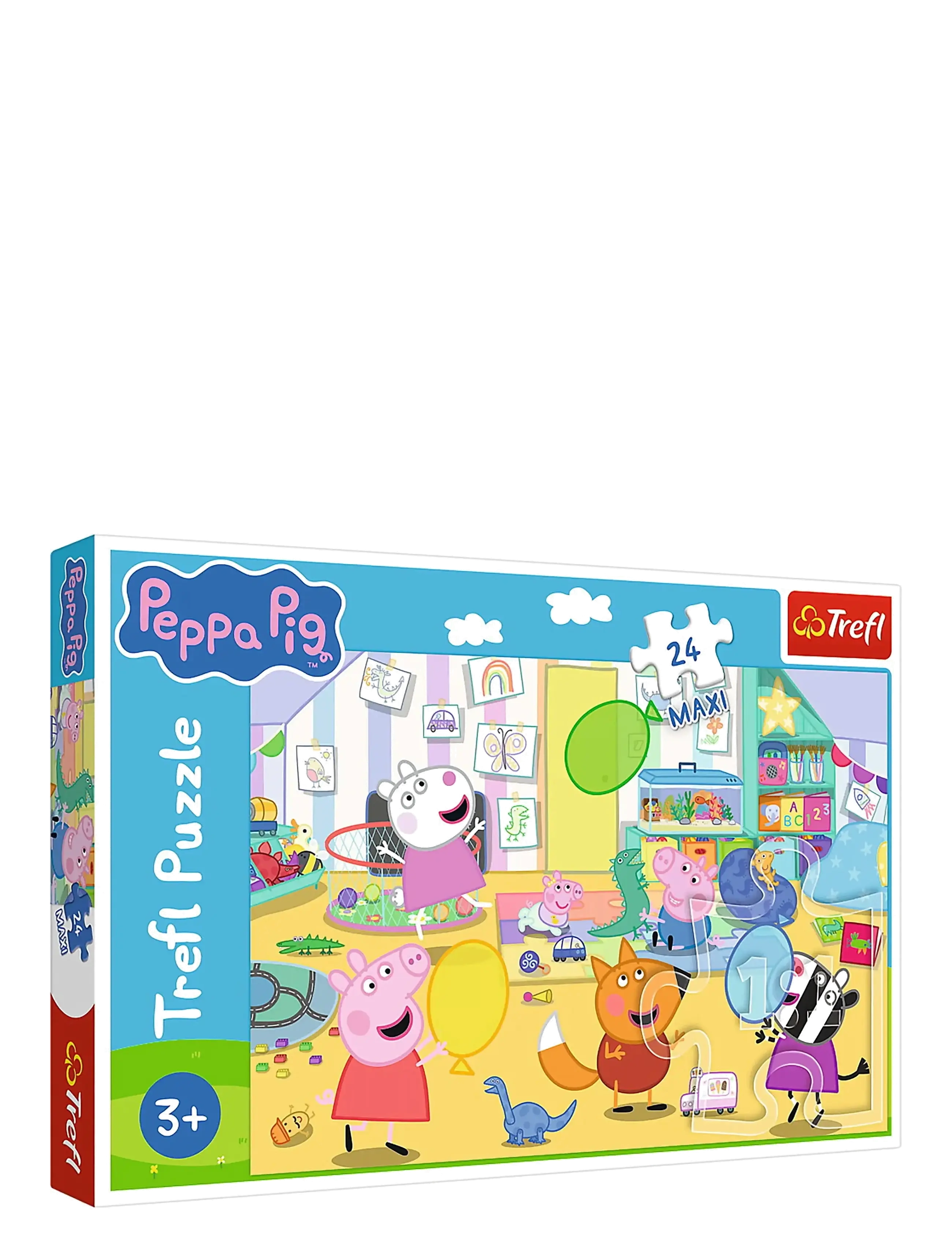 Trefl Pappussel 24 Bitar Maxi Beautiful Peppa, One Size, Puzzles, Rosa - Classic Kinder