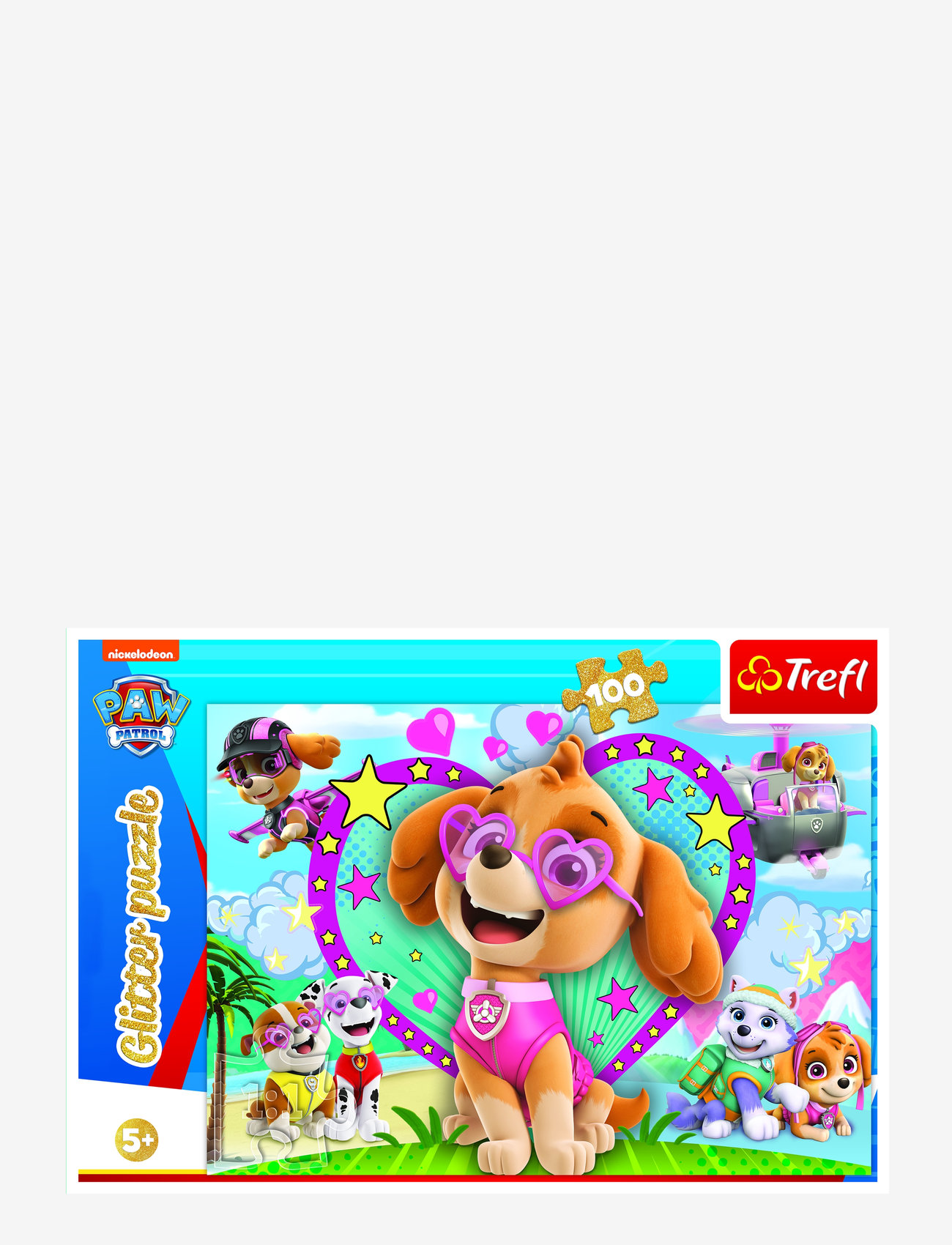 Trefl - TREFL 100 BIT GLITTER PAW PATROL - klassiska pussel - multi - 0