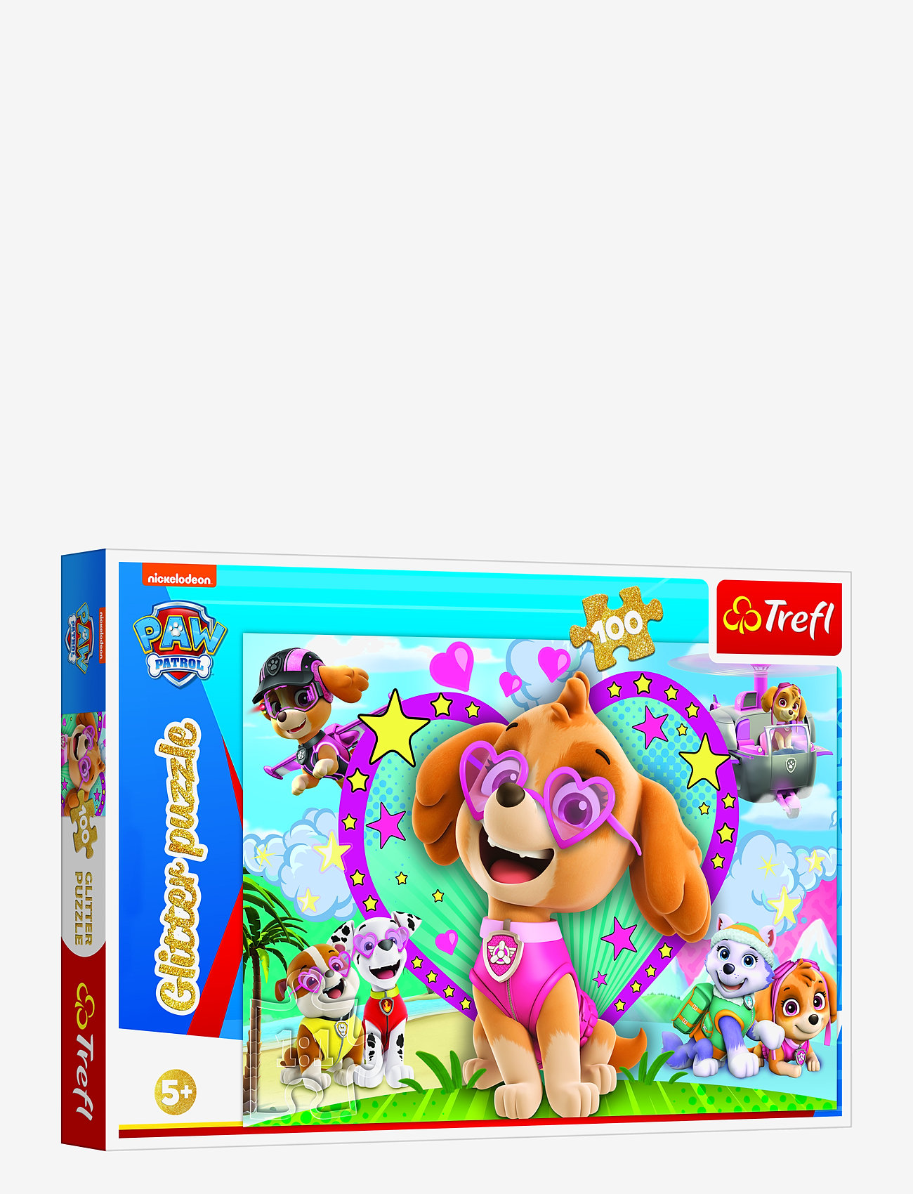 Trefl - TREFL 100 BIT GLITTER PAW PATROL - klassiska pussel - multi - 1