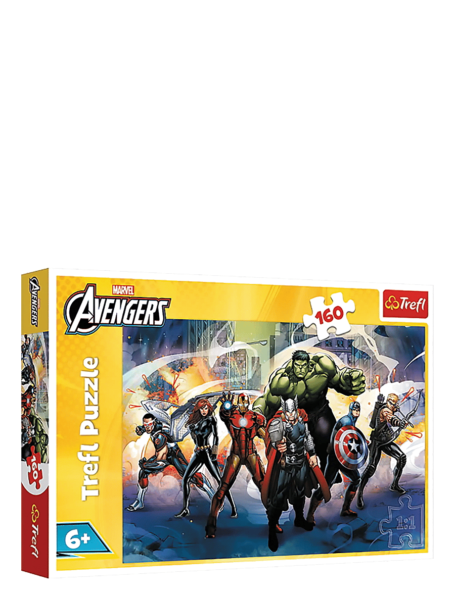 Trefl - PAPPUSSEL TREFL 160 BITAR MARVEL THE AVENGERS - klassikalised pusled - multi - 0