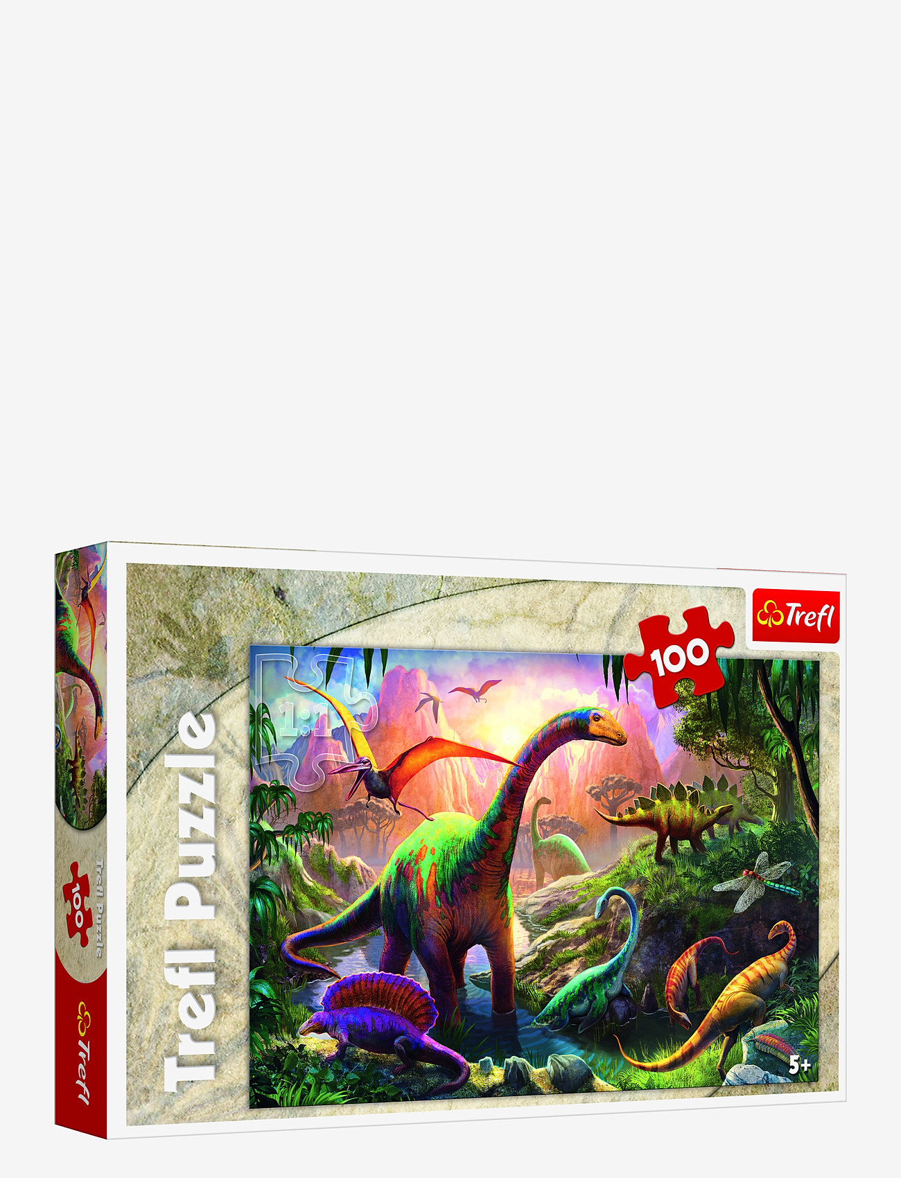 Trefl - TREFL 100 BIT DINOSAURS' LAND - klassikalised pusled - multi - 1