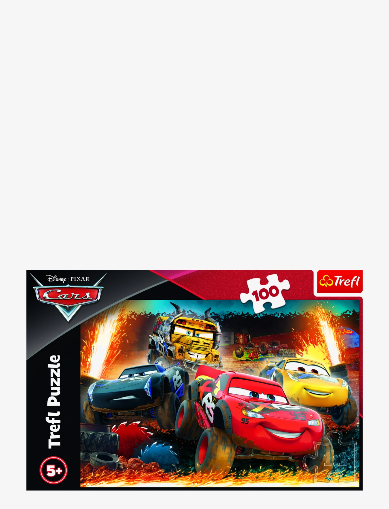 Trefl 100 Bit Cars 3, One Size, Puzzles, Mehrfarbig/gemustert - Classic Kinder