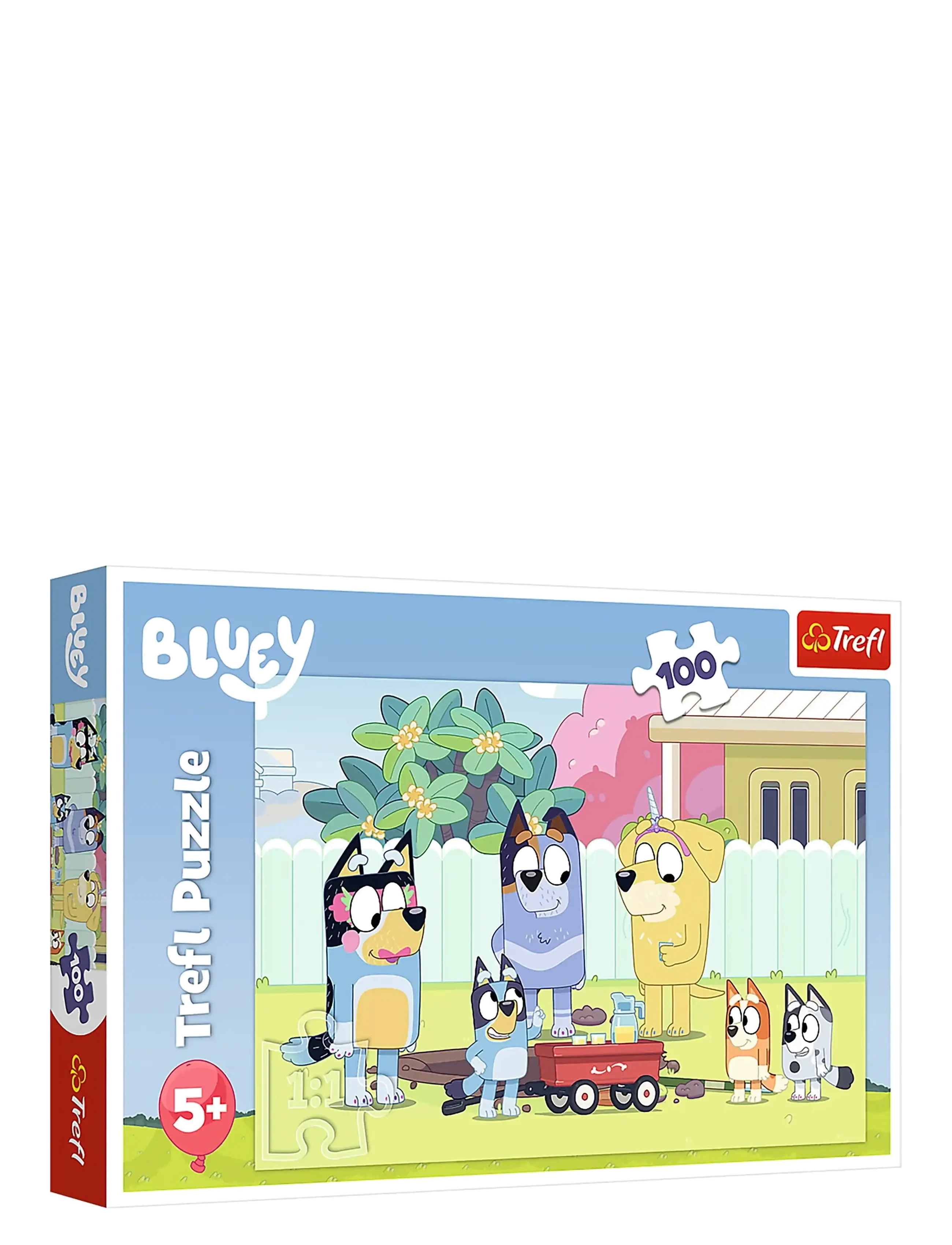 Trefl Pappussel Trefl 100 Bitar Bluey's Happy World, Classic Puslespil, Blå, Str: ONE SIZE