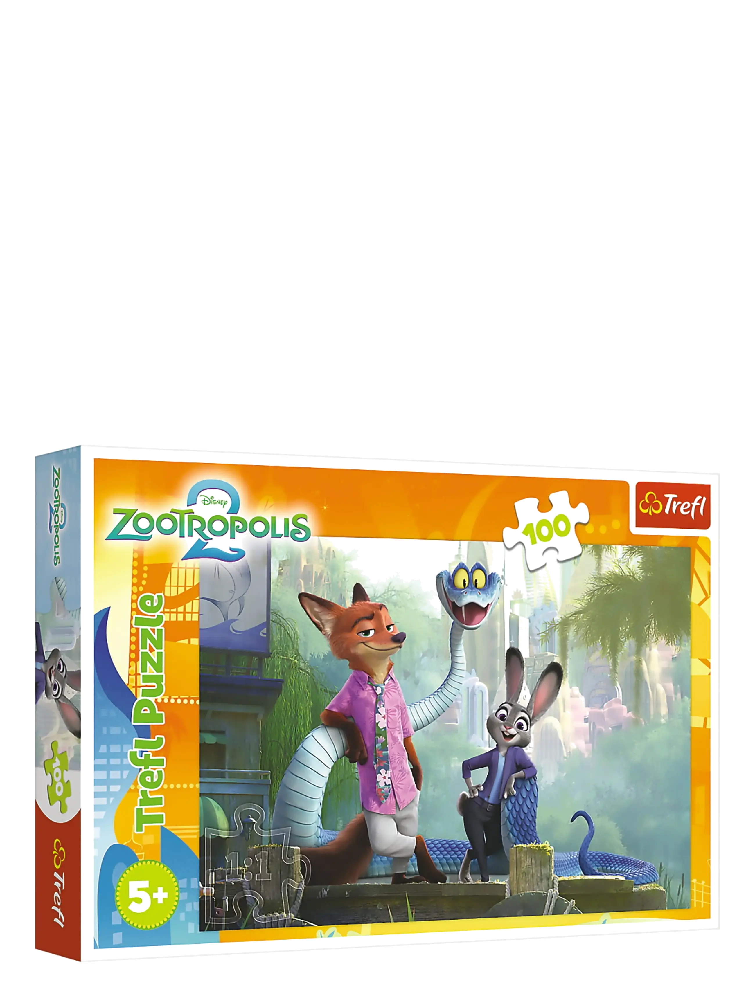 Trefl Pappussel Trefl 100 Bitar Disney Zootopia 2, Classic Puslespil, Multi/mønstret, Str: ONE SIZE