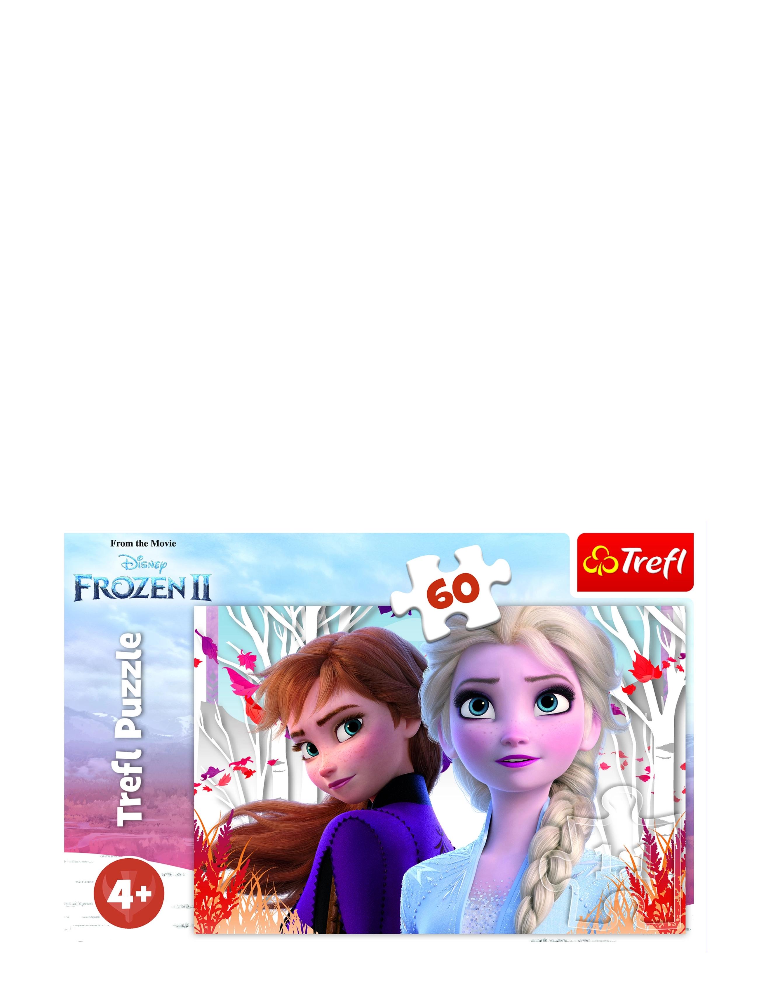Trefl 60 Bit Frozen 2, Børn, Classic Puslespil, Multi/mønstret, Str: ONE SIZE
