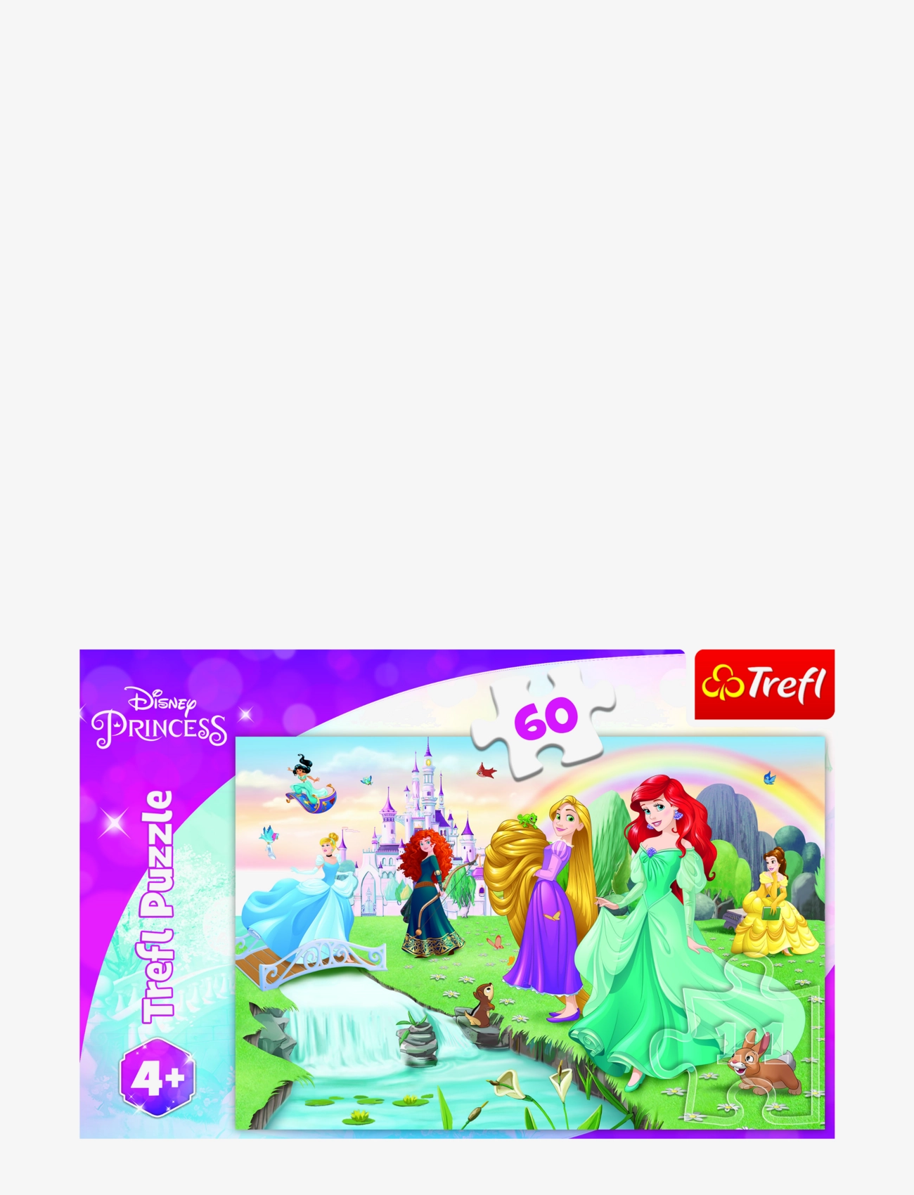 Trefl 60 Bit Disney Princess, Børn, Classic Puslespil, Multi/mønstret, Str: ONE SIZE