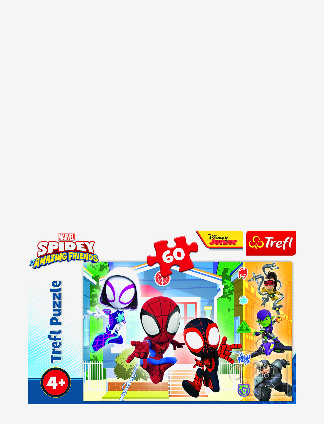 Trefl - TREFL 60 BIT MARVEL SPIDEY - klassiske puslespil - multi - 0