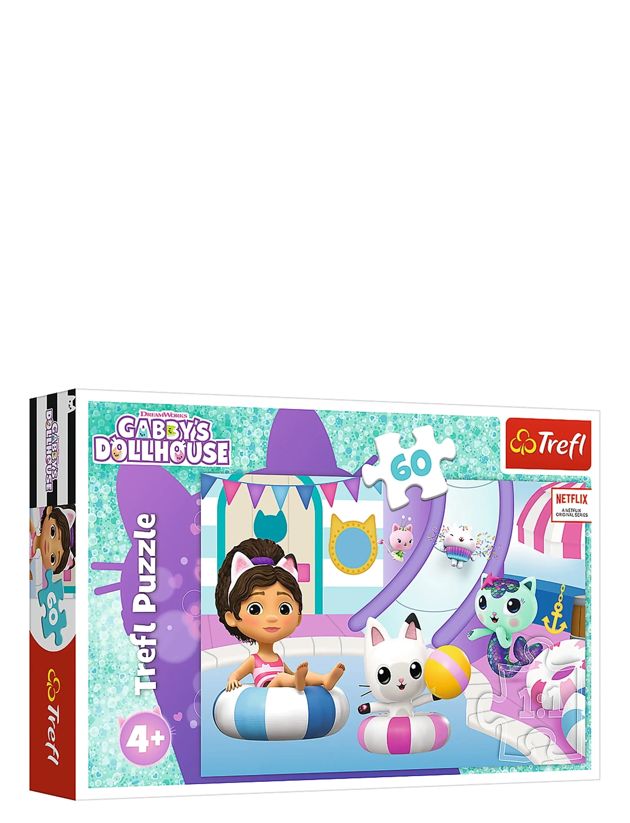 Trefl PAPPUSSEL TREFL 60 BITAR GABBY AT THE POOL - Mänguasjad - MULTI / multi