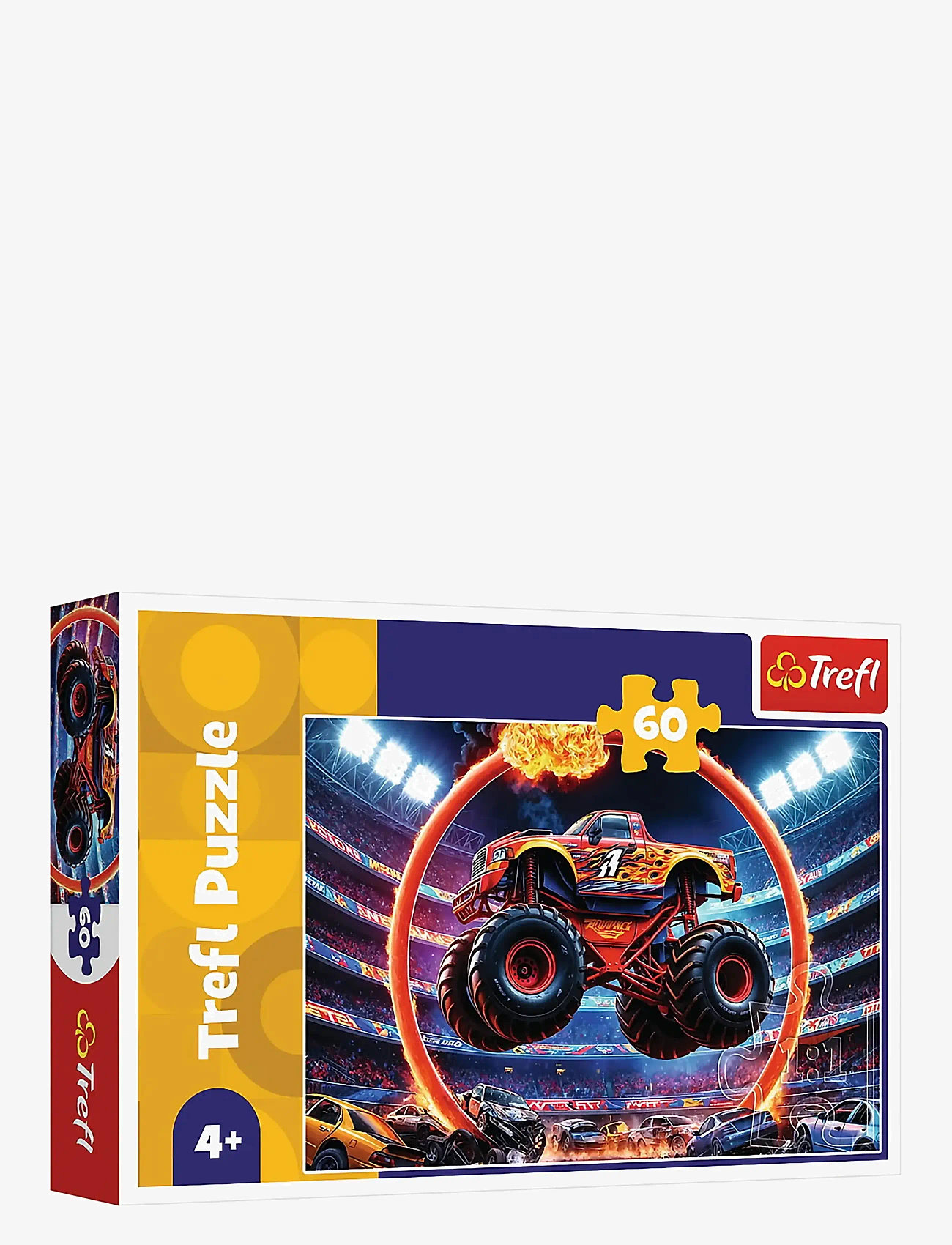 Trefl - PAPPUSSEL TREFL 60 BITAR MONSTER TRUCK - klassiska pussel - multi - 0