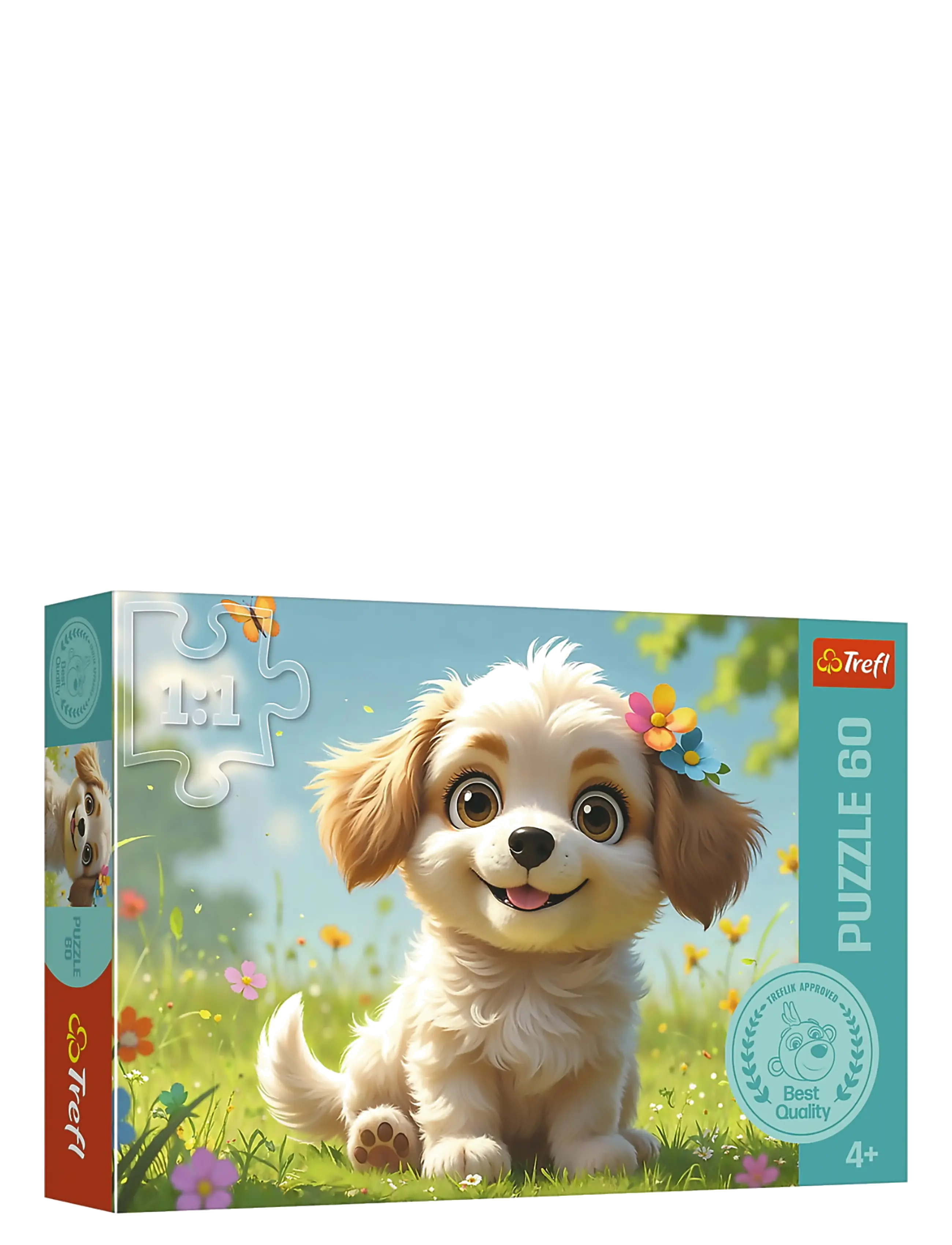 Trefl Pappussel 60 Bitar To Be A Puppy, One Size, Puzzles, Mehrfarbig/gemustert - Classic Kinder