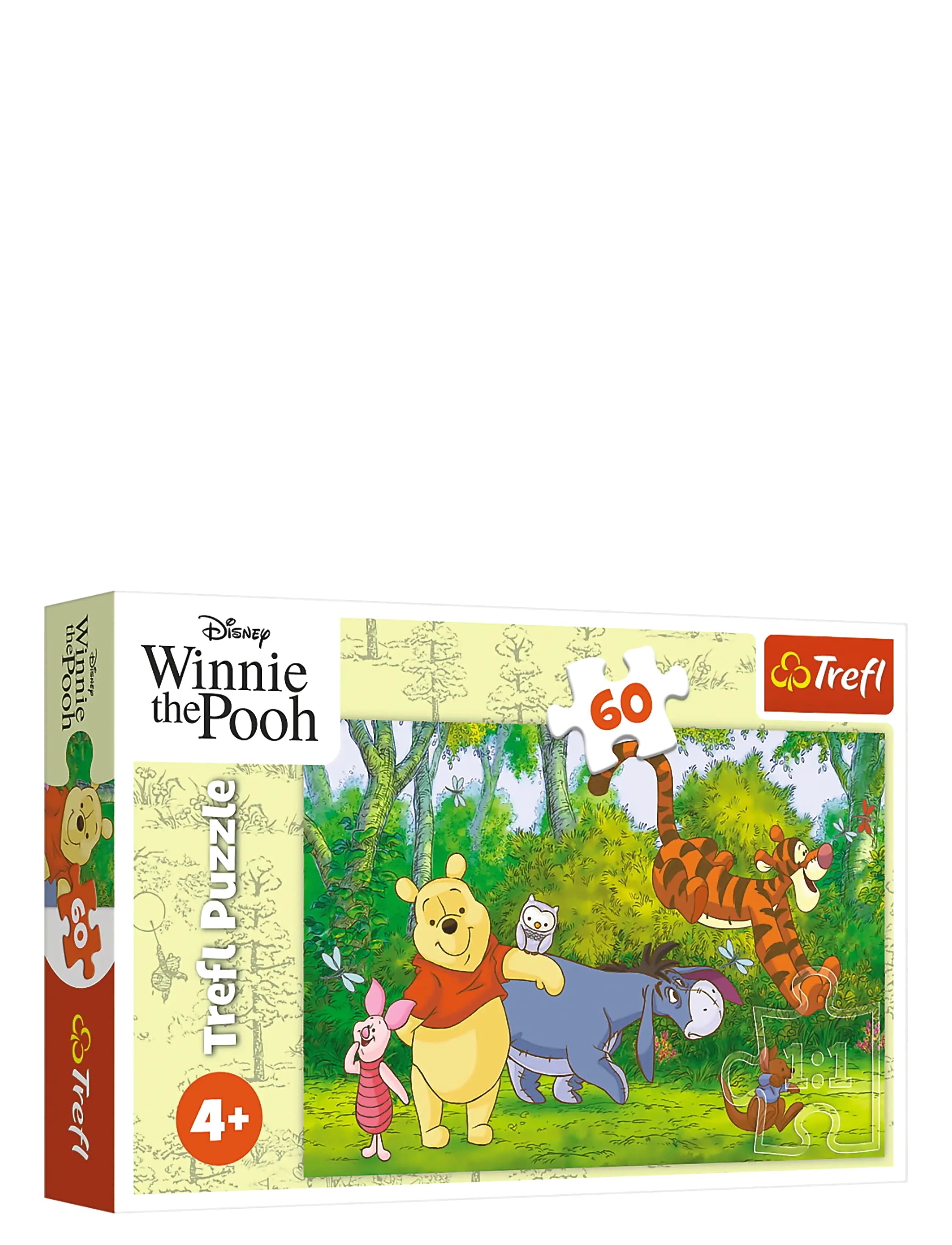 Trefl Pappussel Trefl 60 Bitar Winnie The Pooh, One Size, Multi/patterned, Puslespil > Klassiske Puslespil, Børn