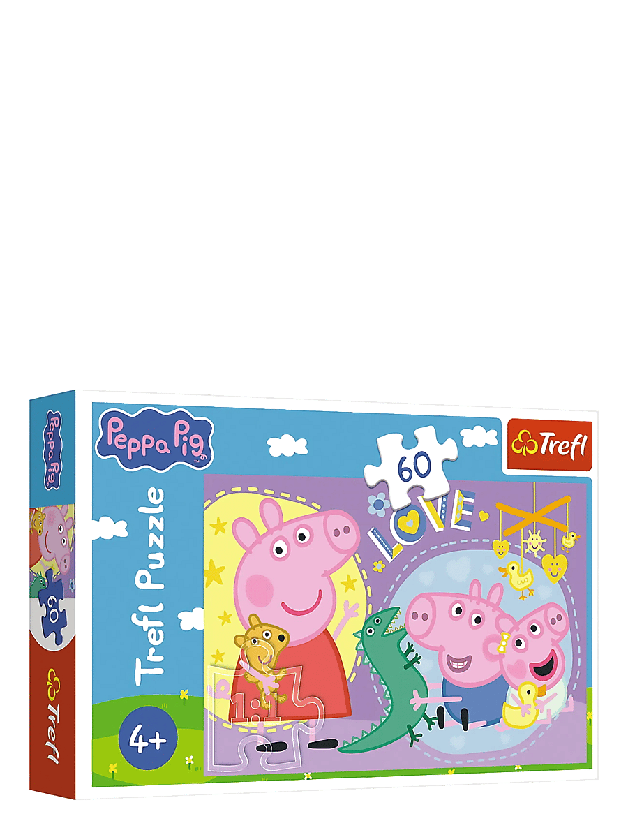 Trefl - PAPPUSSEL TREFL 60 BITAR PEPPA PIG - klassikalised pusled - multi - 0