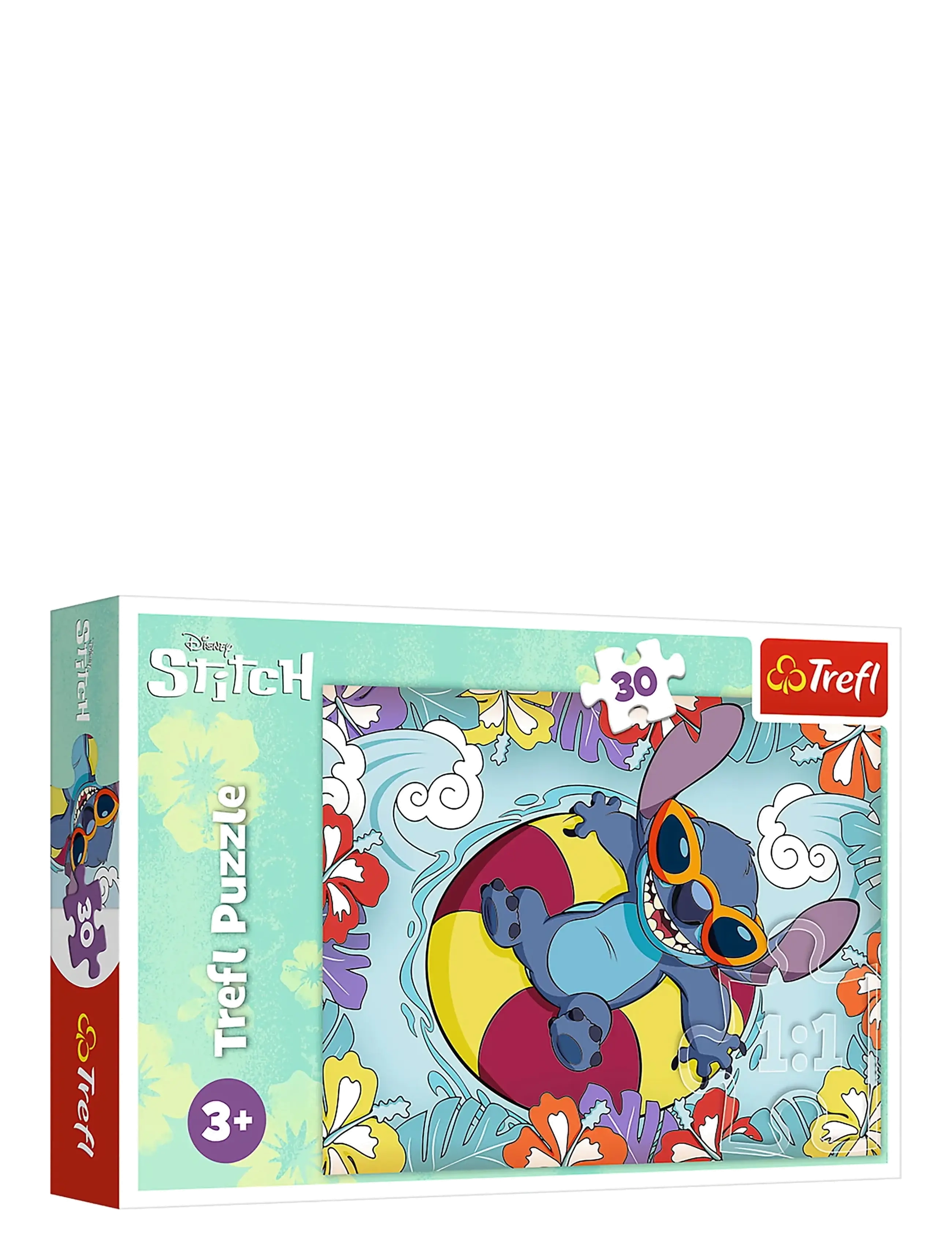 Trefl Pappussel Trefl 30 Bitar Lilo & Stich On Vacation, One Size, Blue, Puslespil > Klassiske Puslespil, Børn