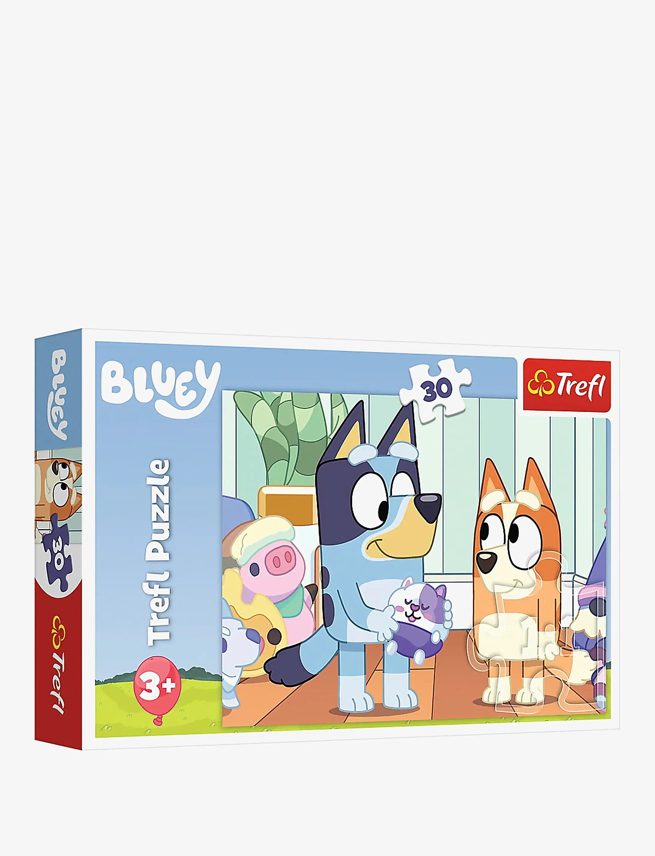 Trefl - PAPPUSSEL TREFL 30 BITAR BLUEY - klassiske puslespil - multi - 0