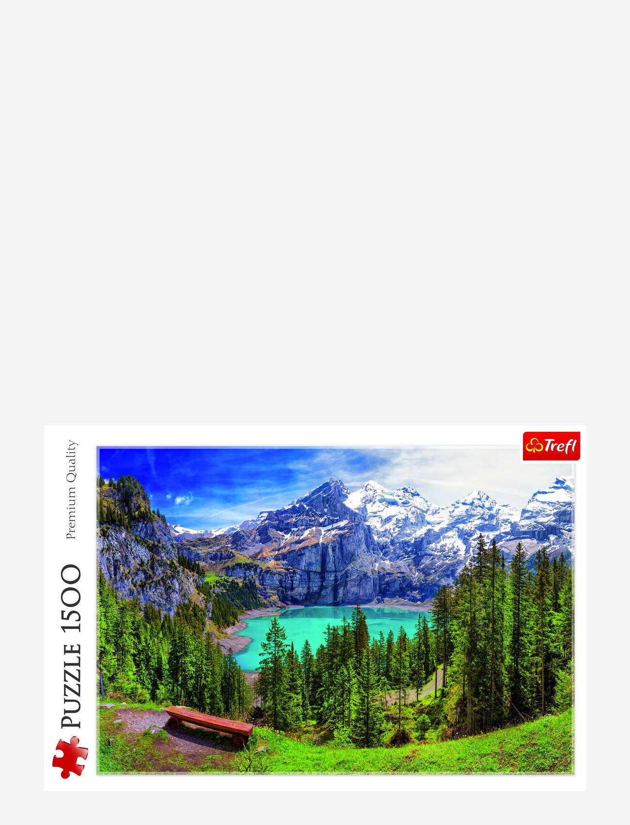 Trefl - TREFL 1500 BIT  LAKE OESCHINEN, ALPS - klassiska pussel - multi - 0