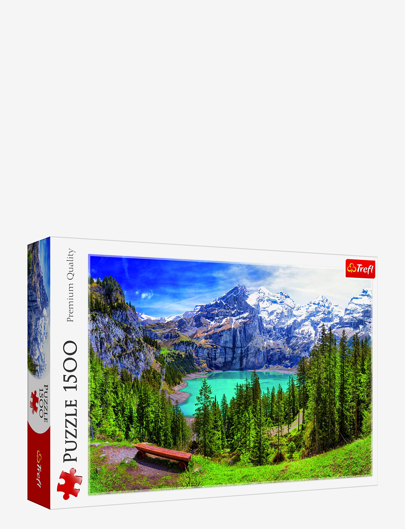 Trefl - TREFL 1500 BIT  LAKE OESCHINEN, ALPS - klassiska pussel - multi - 1