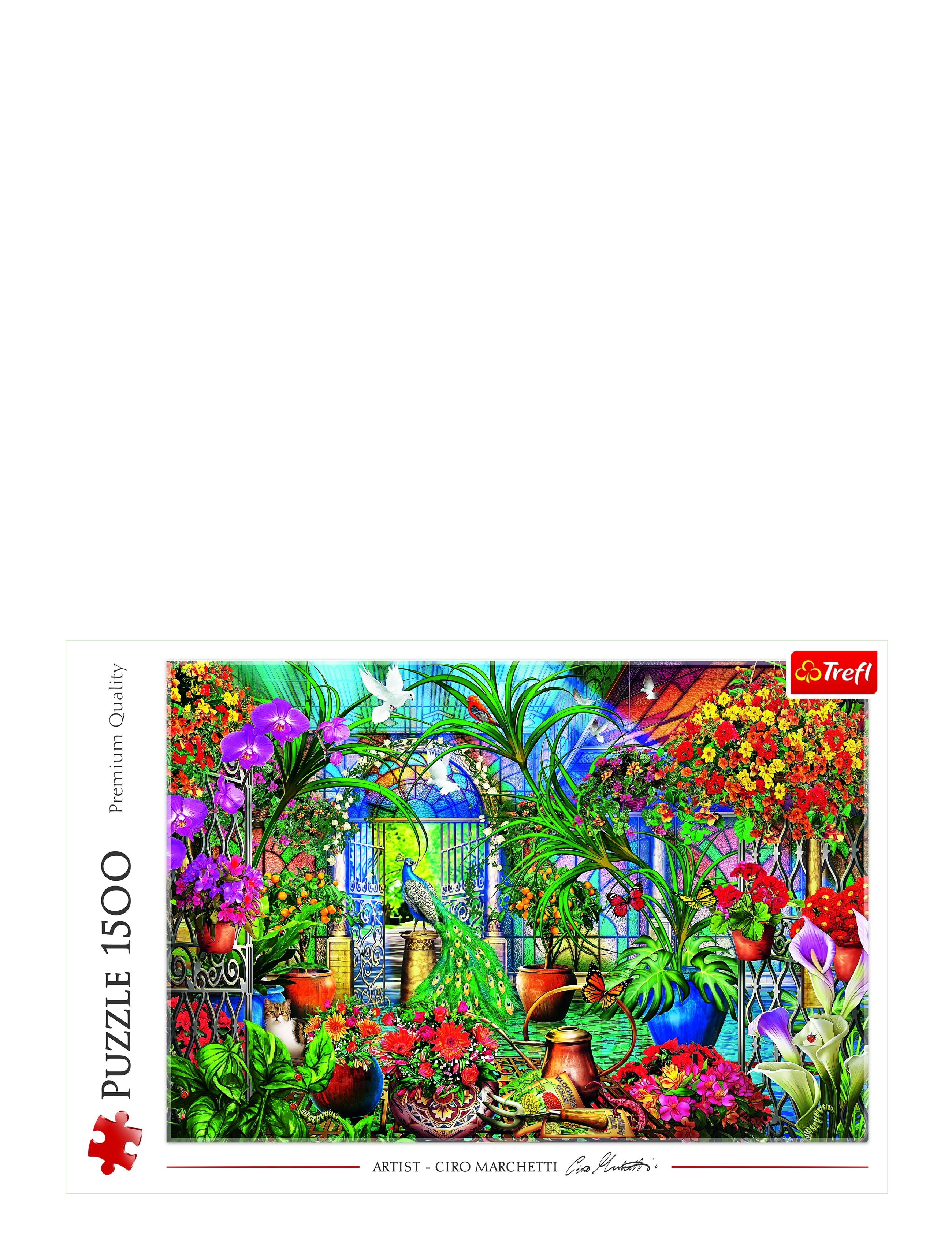 Trefl Trefl 1500 Bit Secret Garden, One Size, Multi/patterned, Puslespil & Spil > Puslespil, Unisex