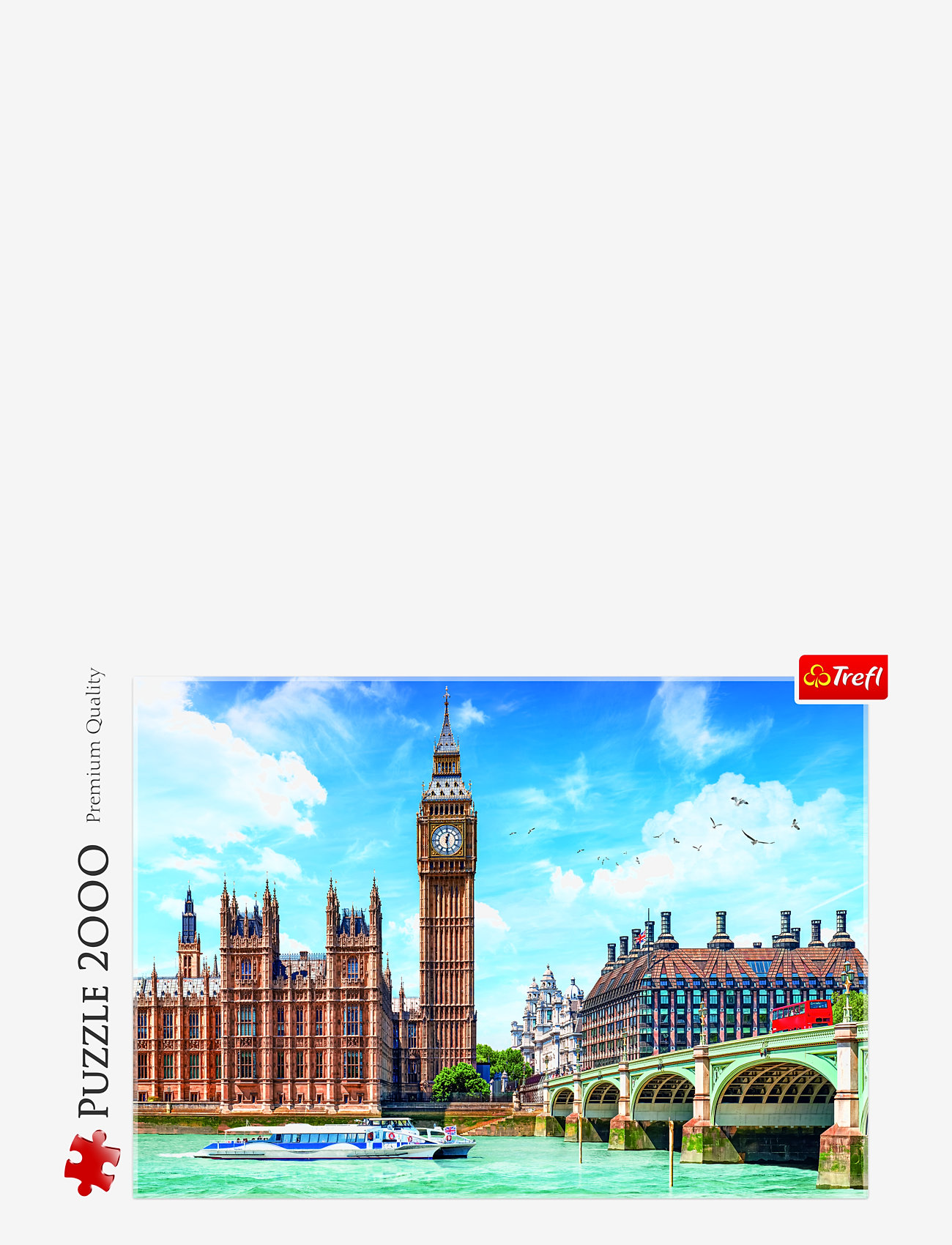 Trefl - TREFL 2000 BIT BIG BEN,LONDON - klassiska pussel - multi - 0