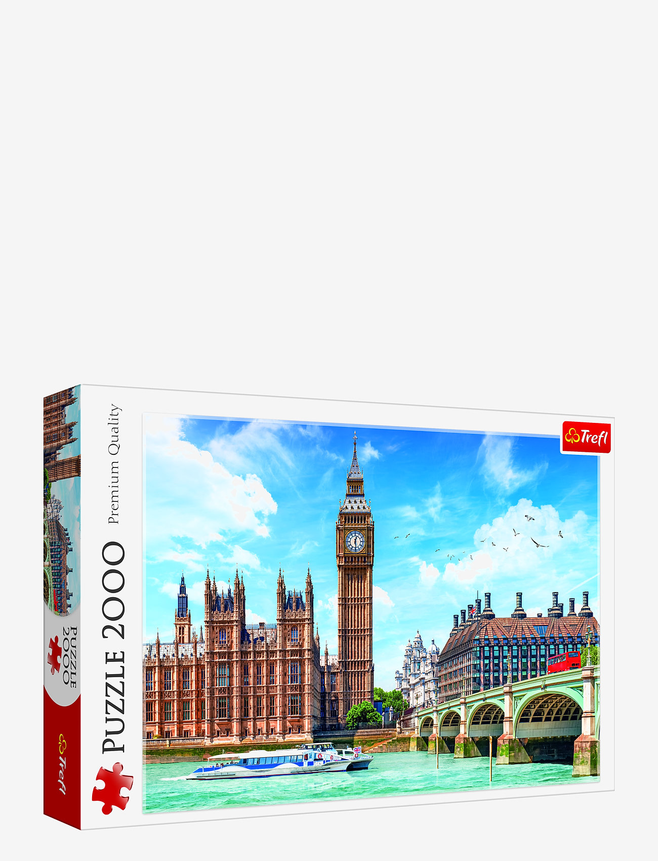 Trefl - TREFL 2000 BIT BIG BEN,LONDON - klassiska pussel - multi - 1