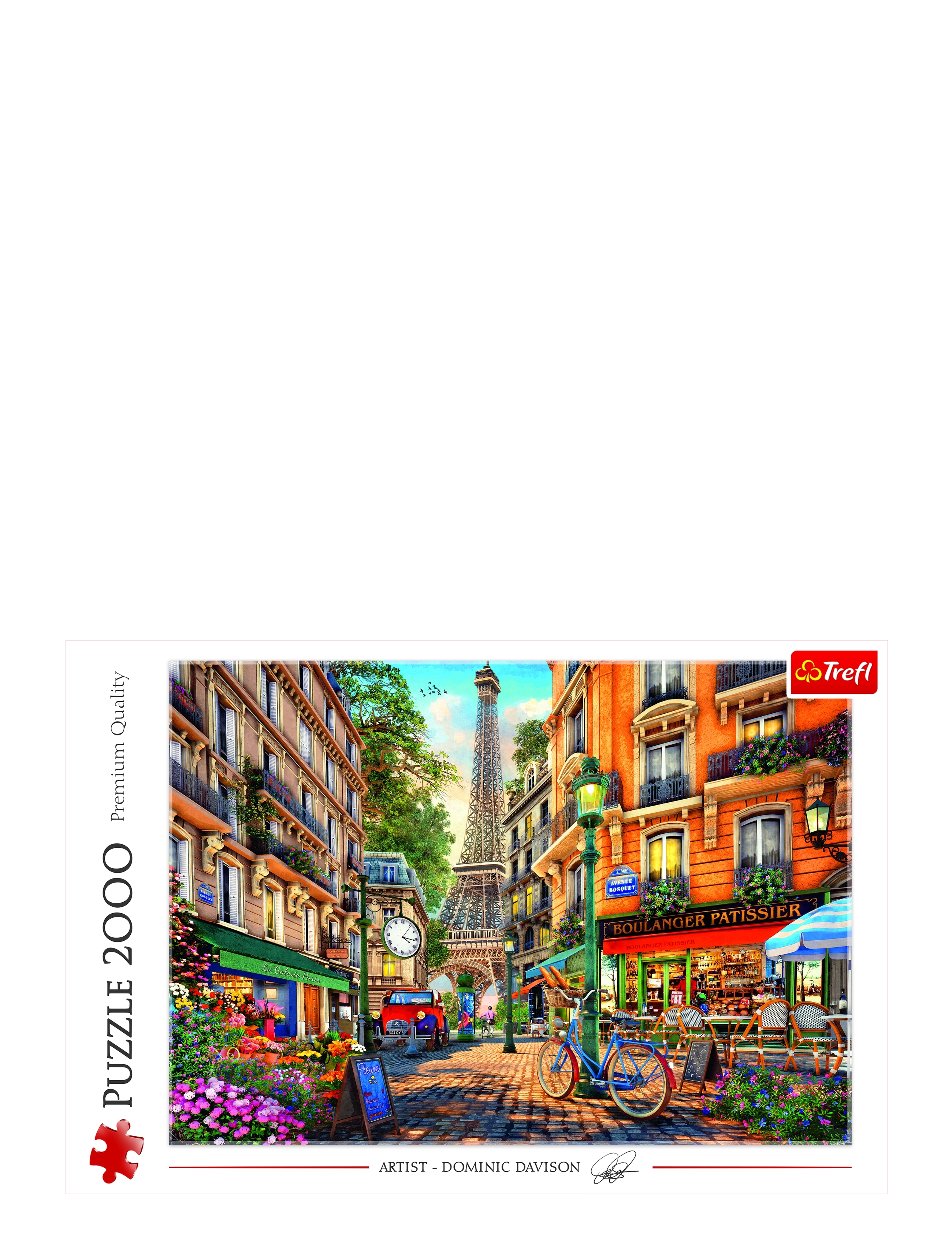 Trefl 2000 Bit Afternoon In Paris, One Size, Puzzles & Games, Mehrfarbig/gemustert - Puzzles, Kinder