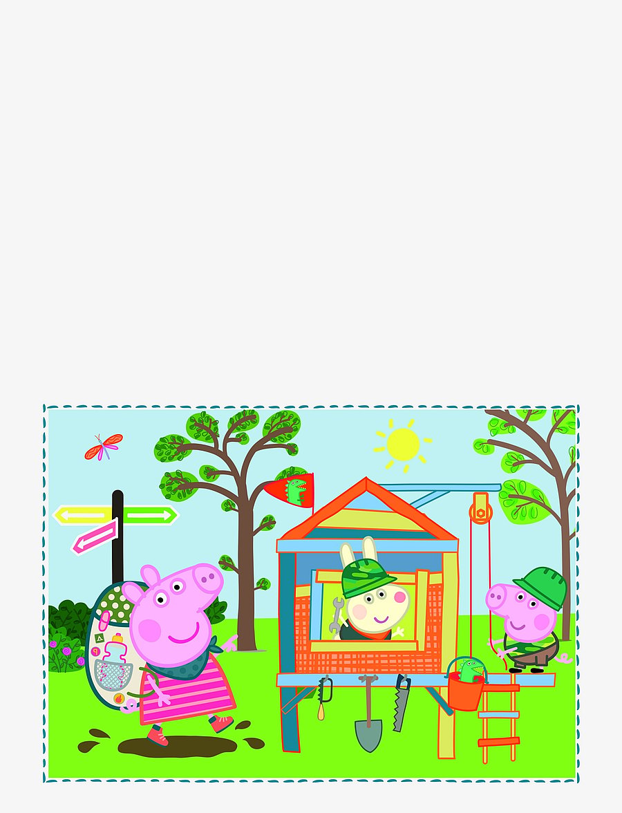 Trefl - TREFL 4 i 1 12+15+20+24 BIT PEPPA PIG - klassische puzzles - blue - 3