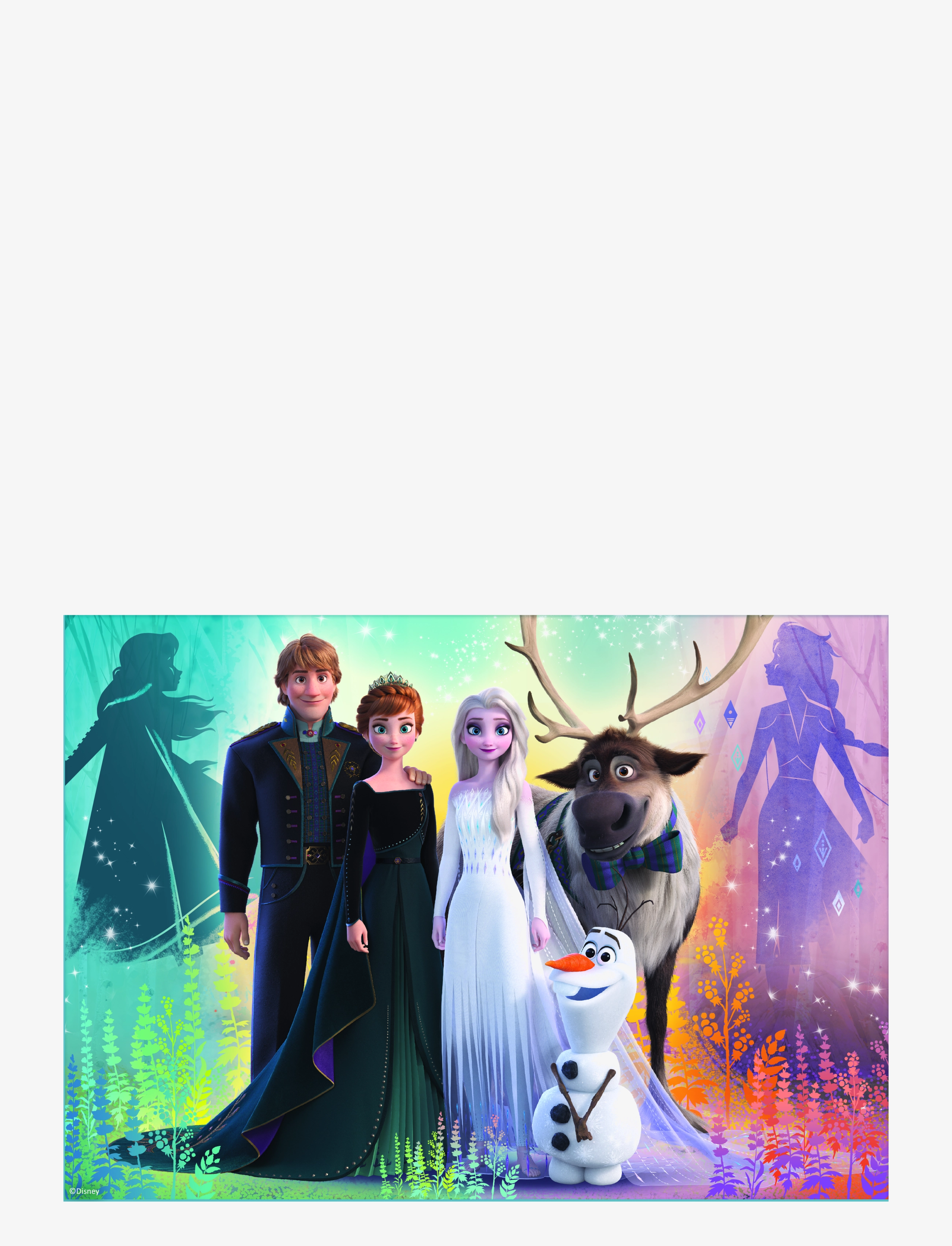 Trefl - TREFL 4 i 1 12+15+20+24 BIT FROZEN 2 - purple - 4