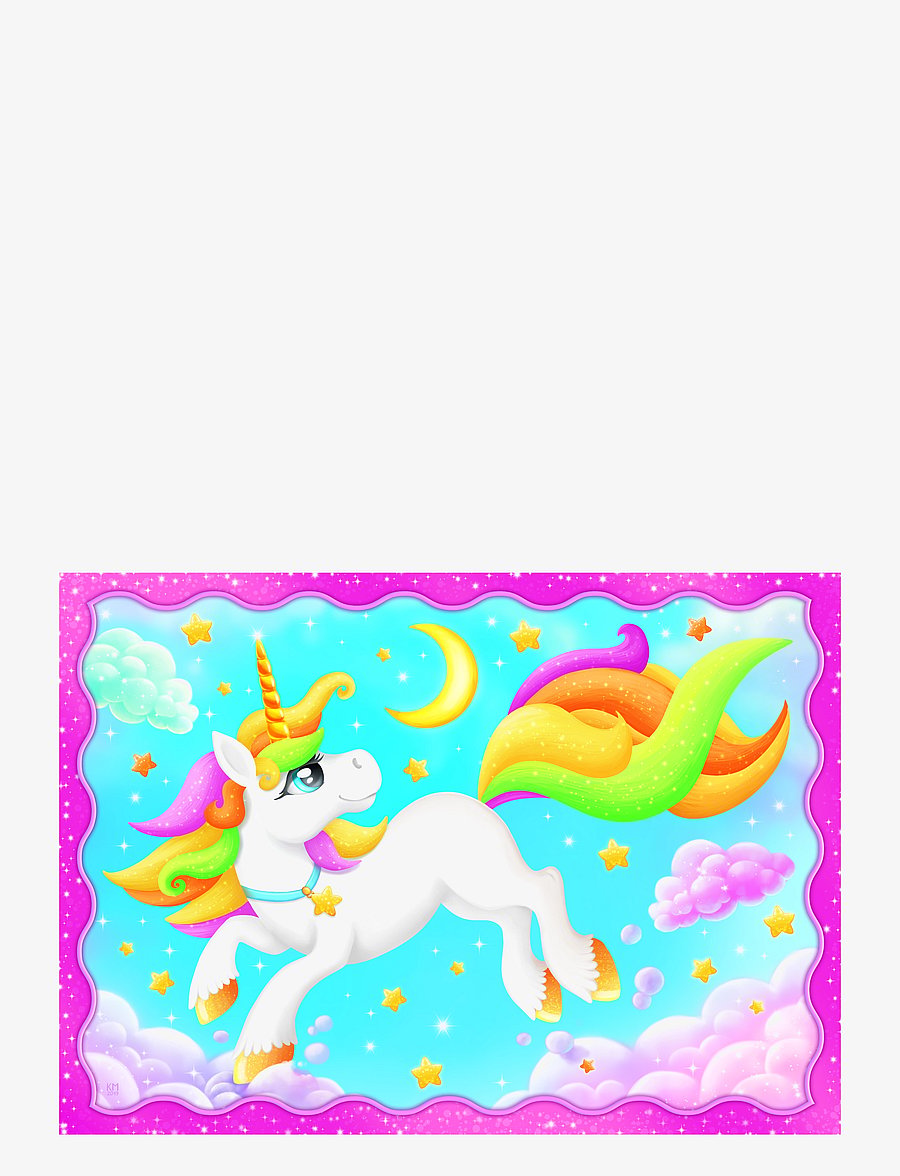 Trefl - TREFL 4 i 1 35+48+54+70 BIT UNICORNS&MAGIC - klassische puzzles - pink - 2