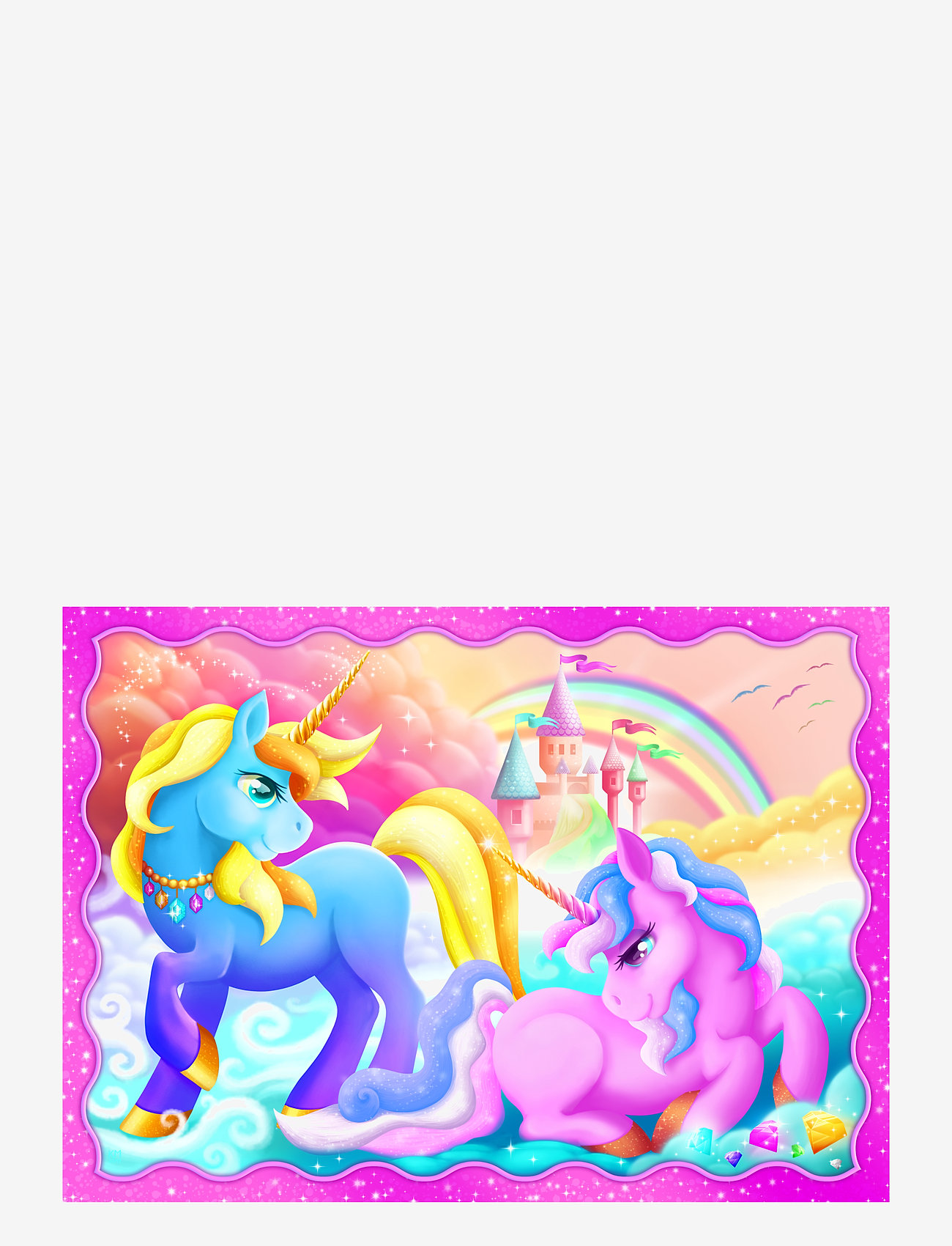 Trefl - TREFL 4 i 1 35+48+54+70 BIT UNICORNS&MAGIC - klassikalised pusled - pink - 3