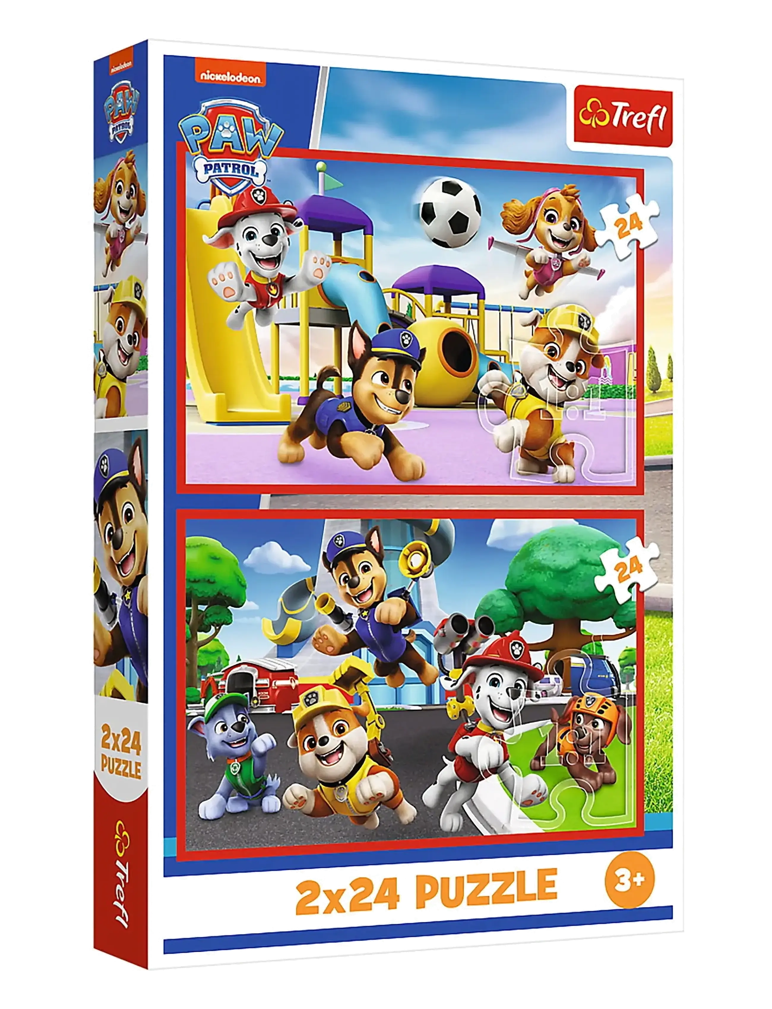 Trefl Pappussel Trefl 2X24 Bitar Paw Patrol, Classic Puslespil, Multi/mønstret, Str: ONE SIZE