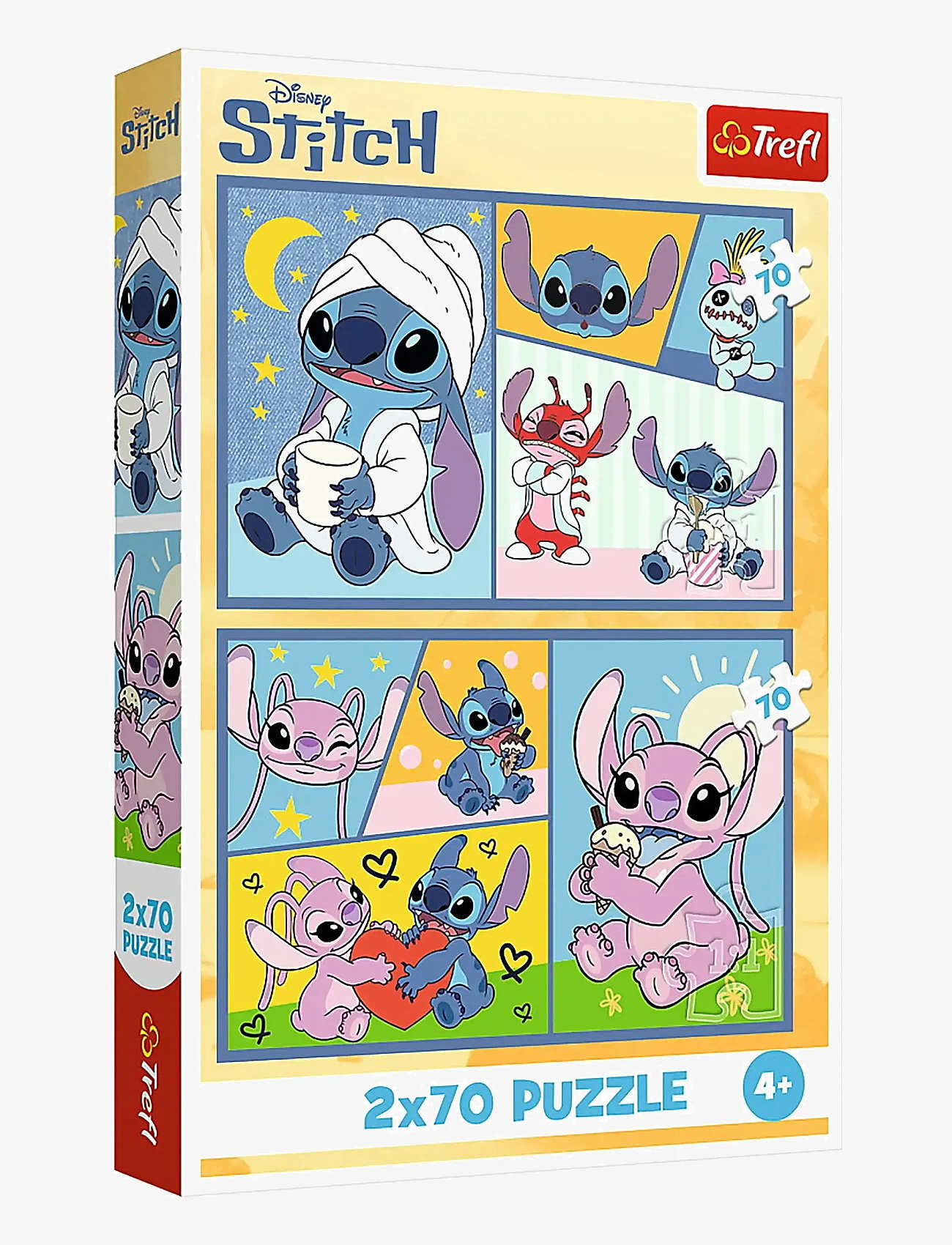 Trefl - PAPPUSSEL TREFL 2X70 BITAR LILO & STITCH - klassiske puslespil - multi - 0