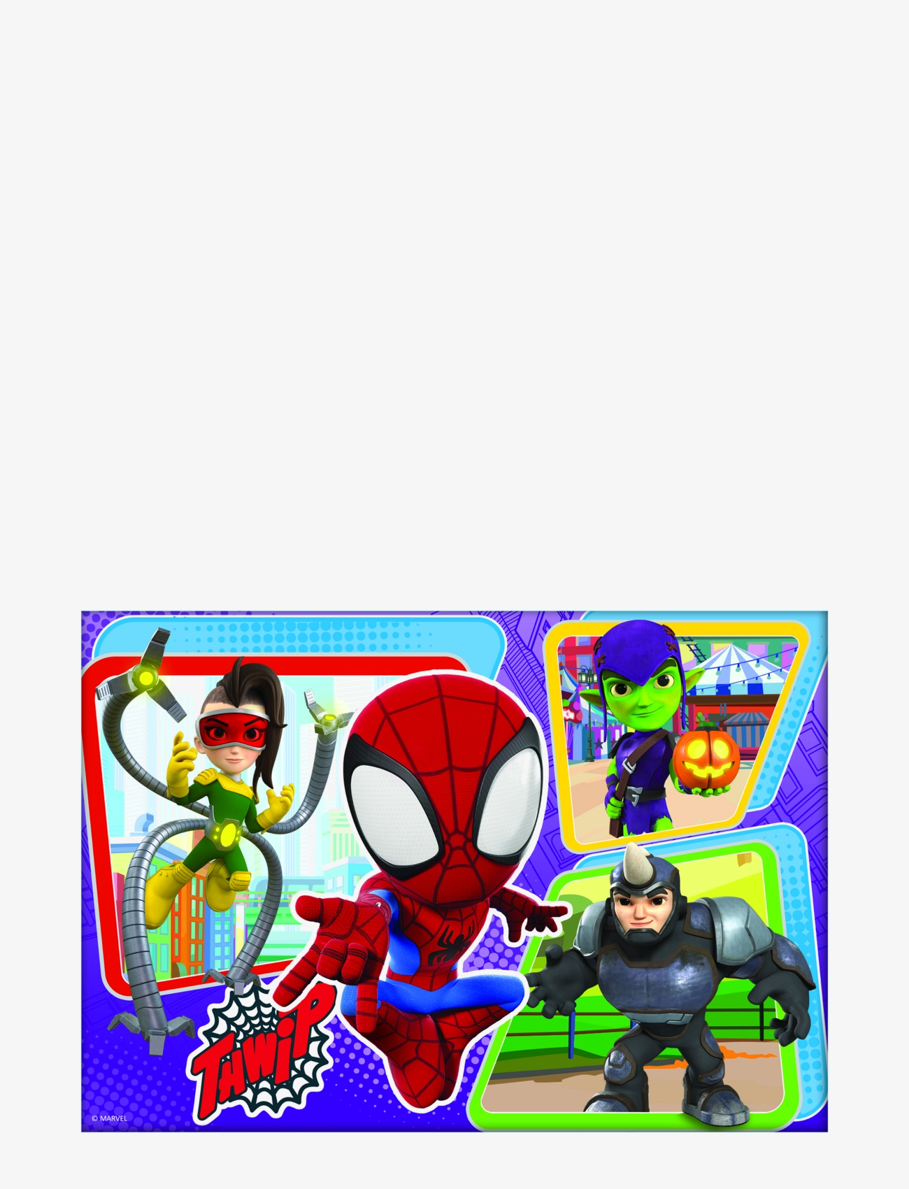 Trefl - TREFL 4 i 1 12+15+20+24 BIT MARVEL SPIDEY - pussel - multi - 3