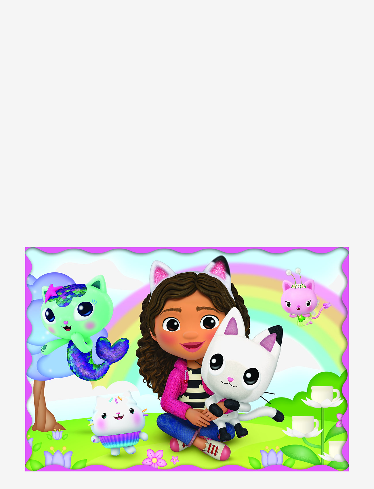 Trefl - TREFL 4 i 1 35+48+54+70 BIT GABBY - klassiska pussel - purple - 4