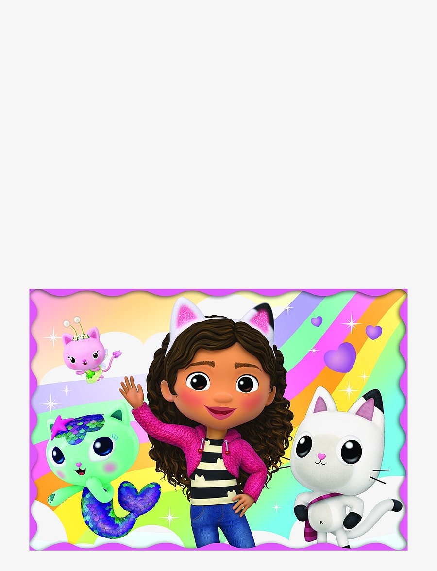 Trefl - TREFL 4 i 1 35+48+54+70 BIT GABBY - klassische puzzles - purple - 5
