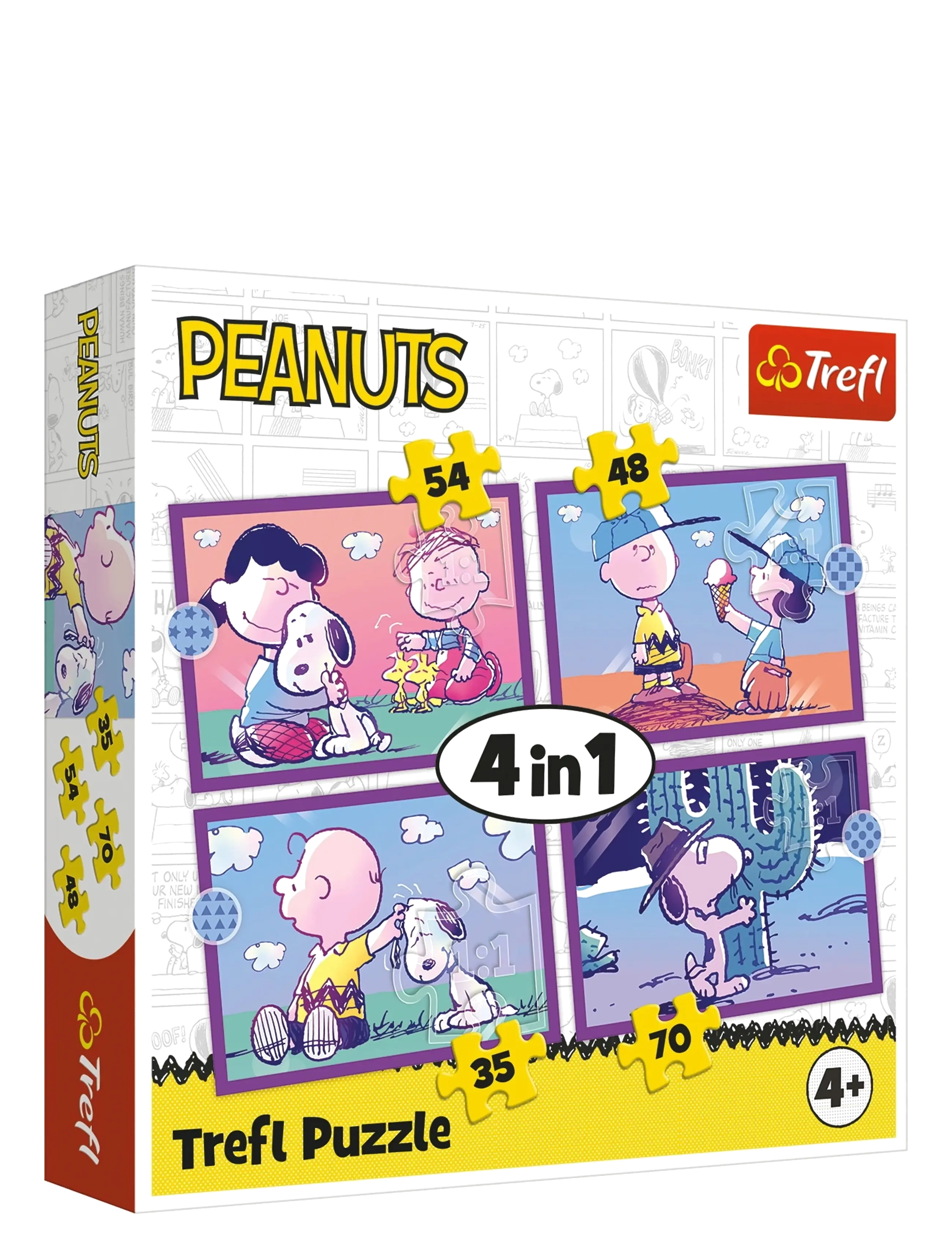Trefl Pappussel (4I1) Snobben, One Size, Puzzles, Mehrfarbig/gemustert - Classic Kinder
