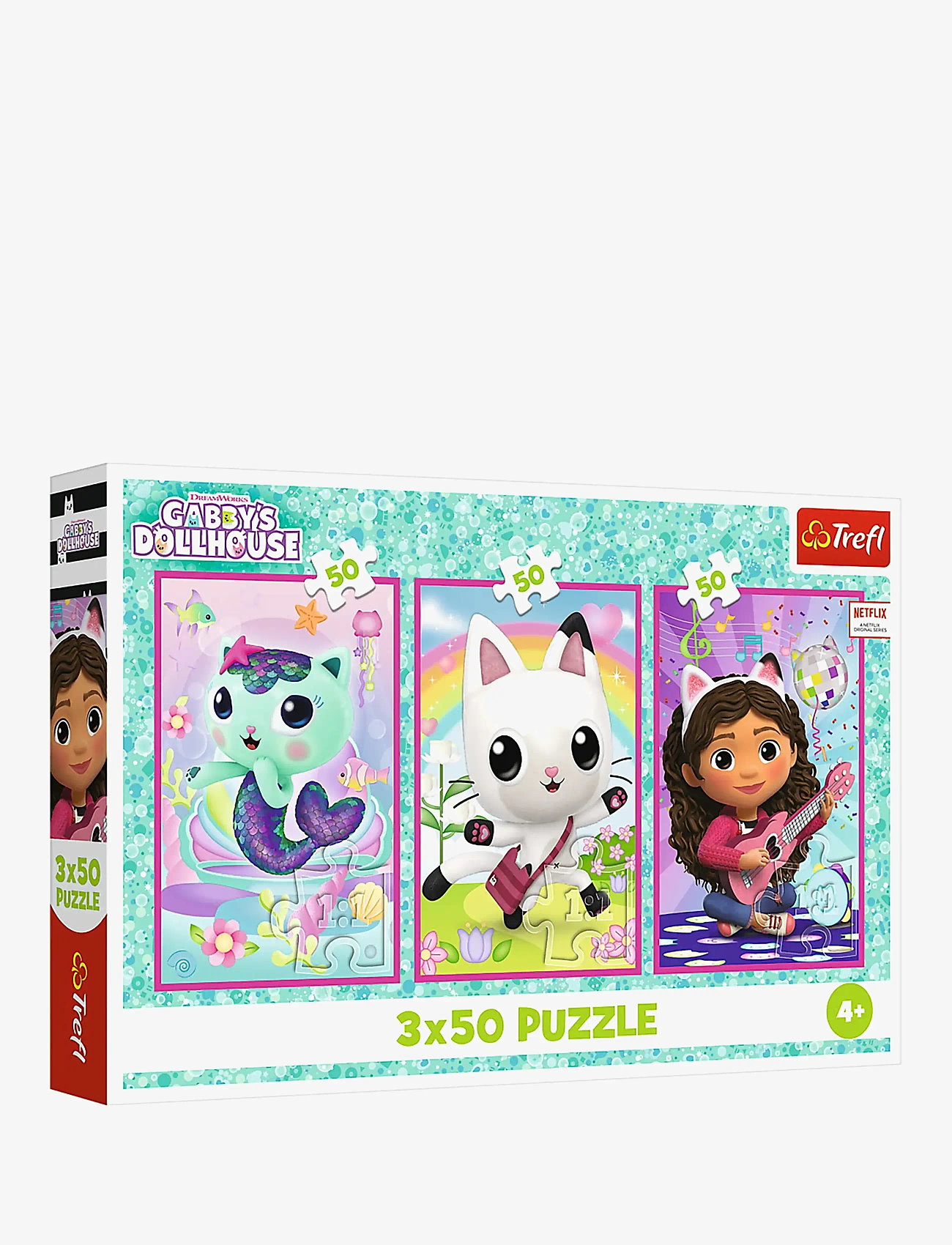 Trefl - PAPPUSSEL TREFL 3X50 BITAR GABBY'S DOLLHOUSE - classic puzzles - multi - 0
