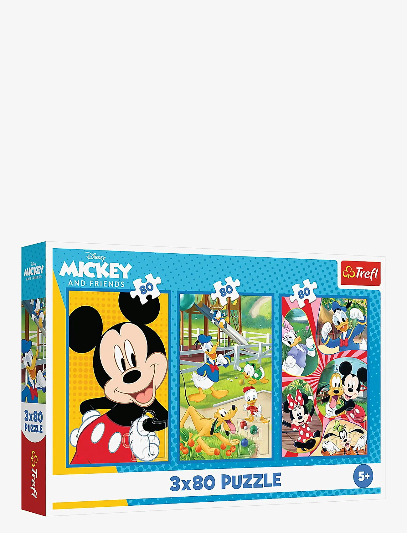Trefl - PAPPUSSEL TREFL 3X80 BITAR MICKEY MOUSE - classic puzzles - multi - 0