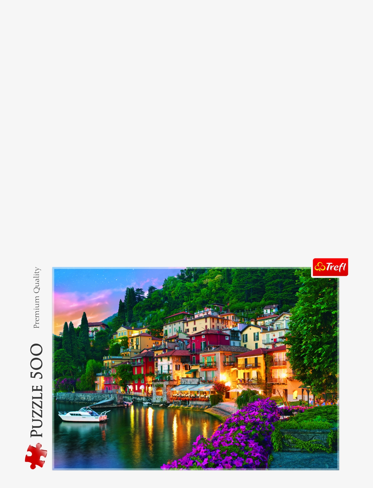 TREFL Trefl 500 Bit Lake Como, Italy Patterned - One Size - Kinder