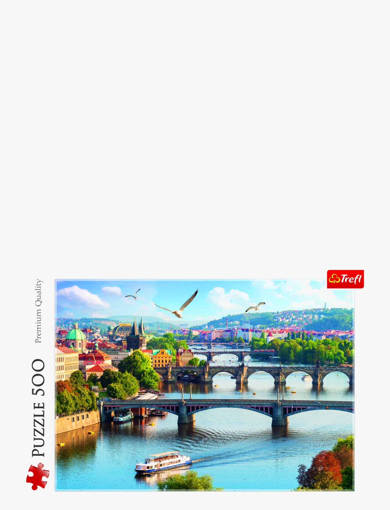 Trefl Trefl 500 Bit Prague, Czech Republic, One Size, Multi/patterned, Puslespil & Spil > Puslespil, Unisex