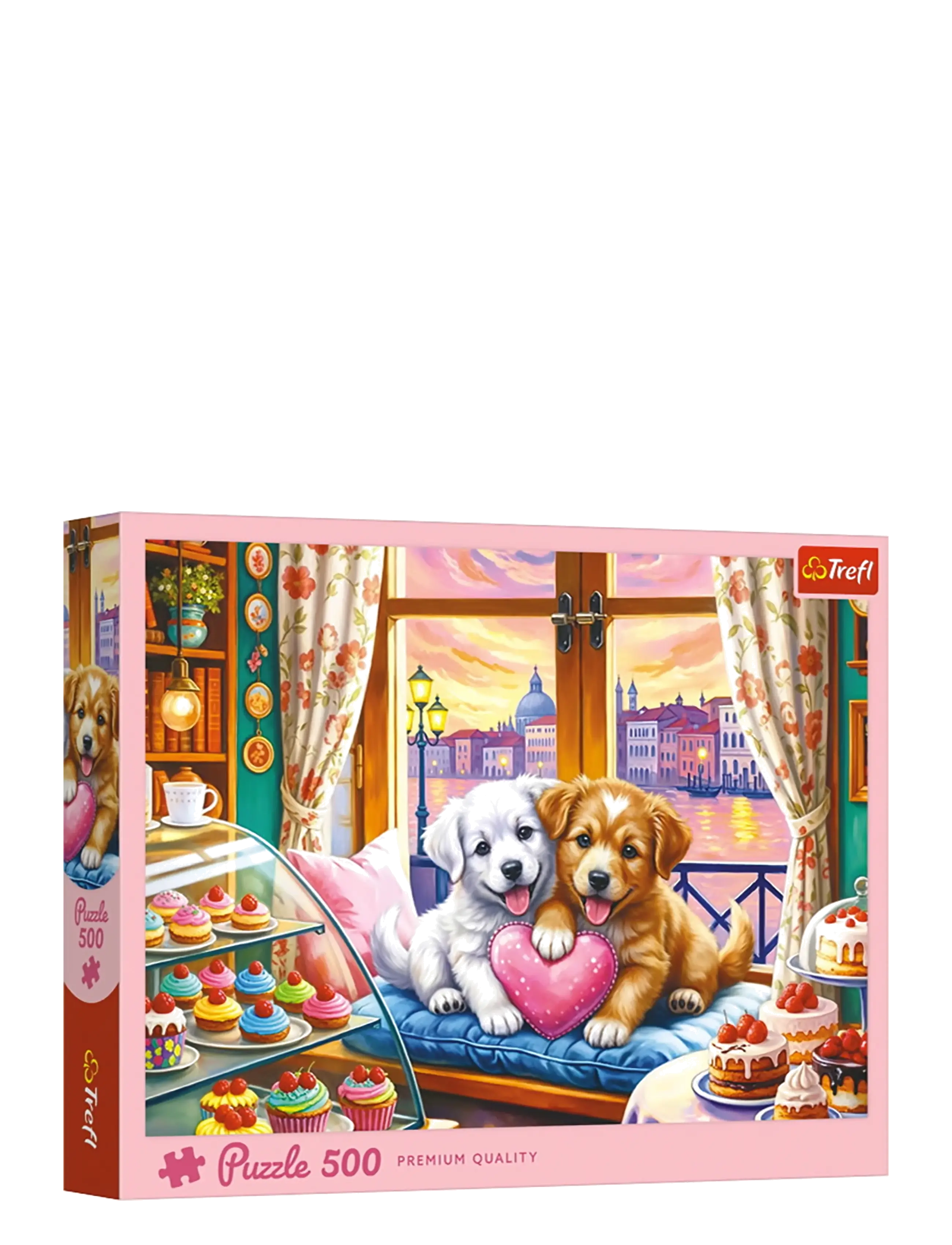 Trefl Pappussel 500 Bitar Puppy Love, One Size, Puzzles, Mehrfarbig/gemustert - Classic Kinder