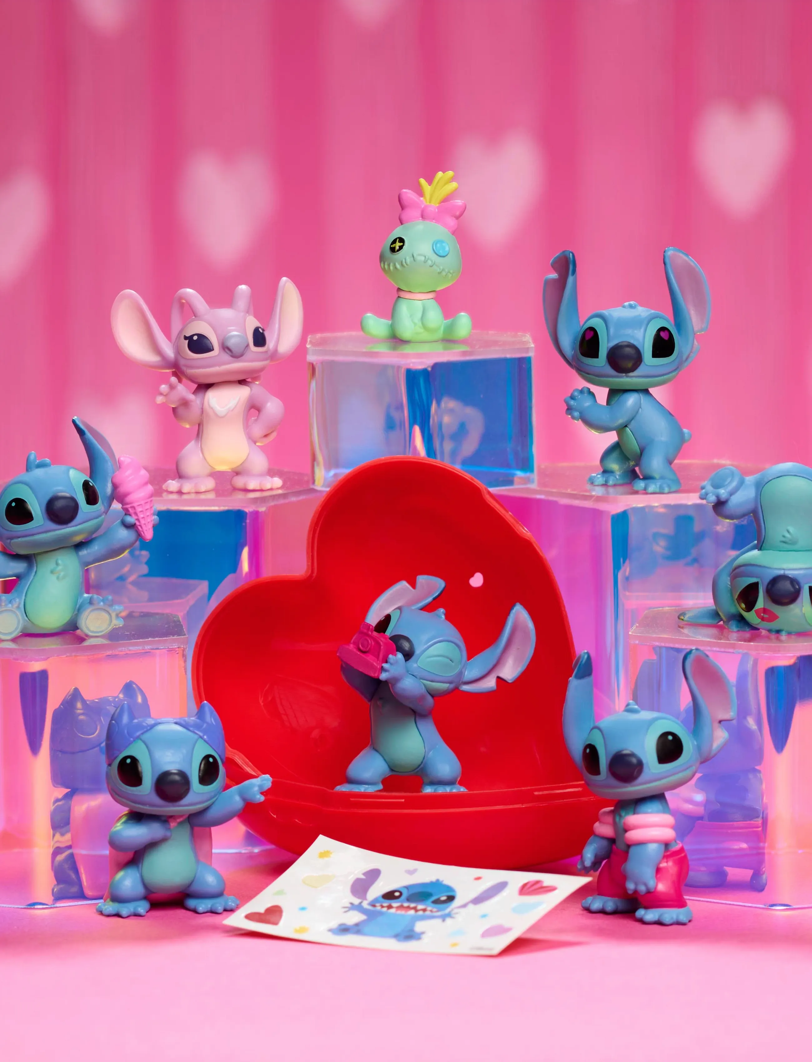 Lilo & Stitch Disney Stitch Mini Figure Capsules Asst., Børn, Movies & Fairy Tale Characters, Multi/mønstret, Str: ONE SIZE