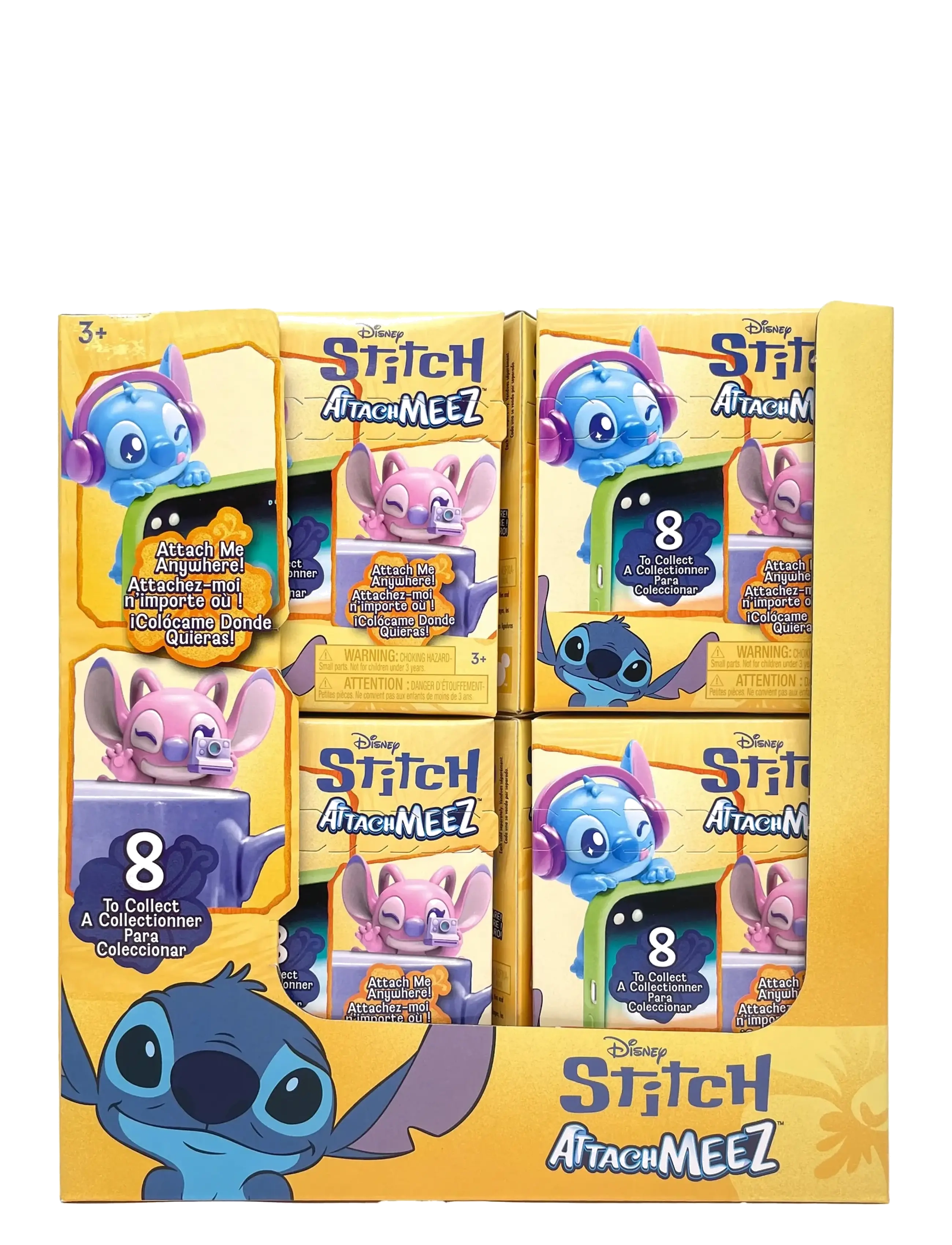 Lilo & Stitch Disney Stitch Attachmeez Asst., Børn, Action Figures, Multi/mønstret, Str: ONE SIZE