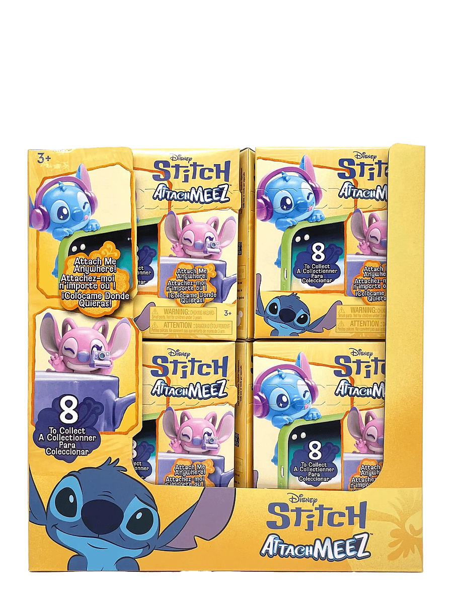 Lilo & Stitch - Disney Stitch Attachmeez Asst. - actionfigurer - multi - 0