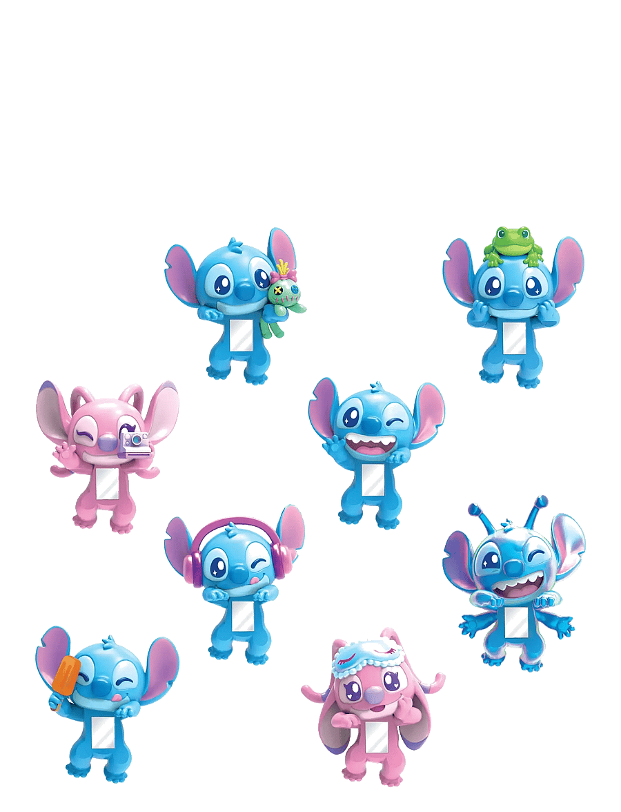 Lilo & Stitch - Disney Stitch Attachmeez Asst. - actionfigurer - multi - 1