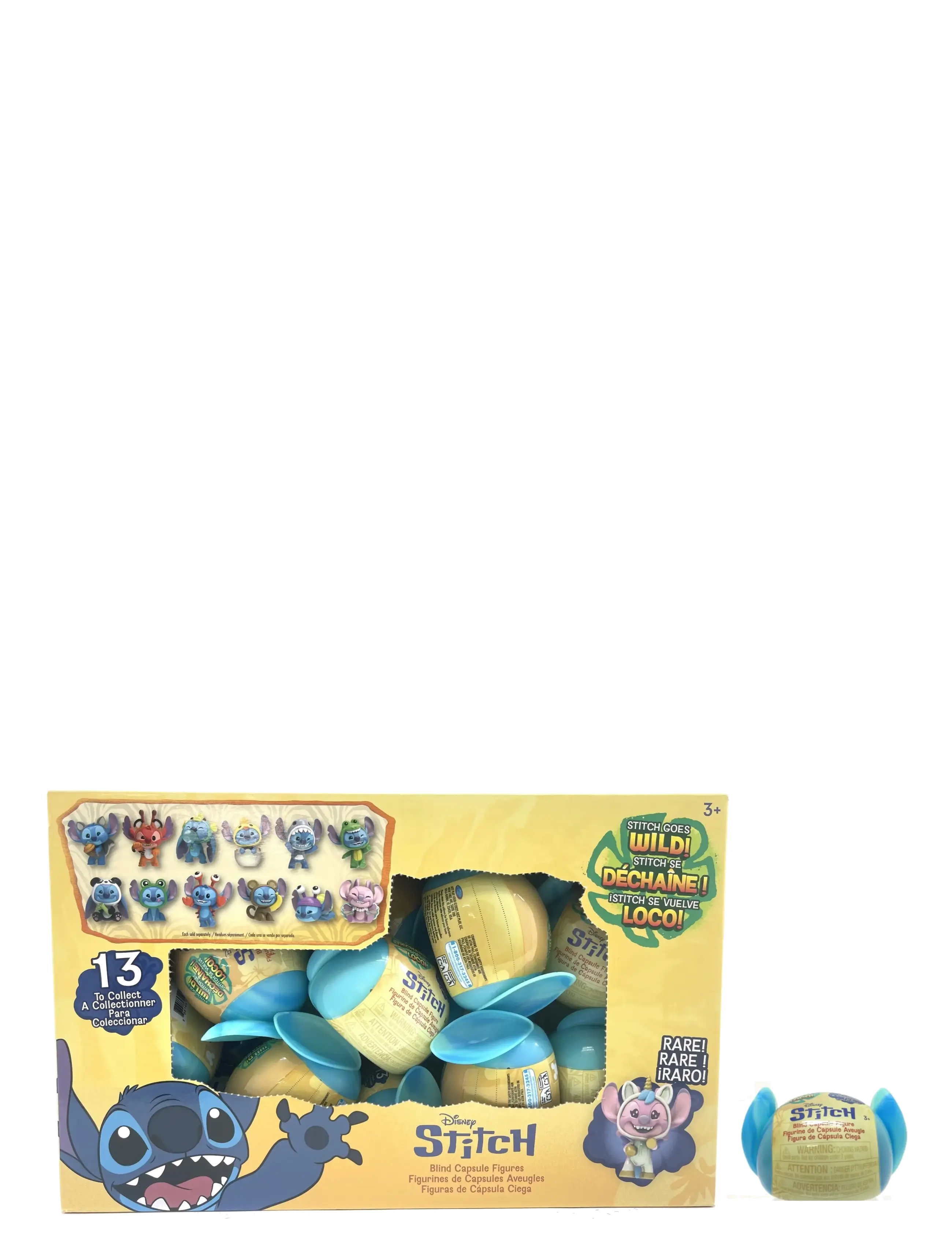 Lilo & Stitch Disney Stitch Goes Wild Blind Capsule Asst., Børn, Action Figures, Multi/mønstret, Str: ONE SIZE