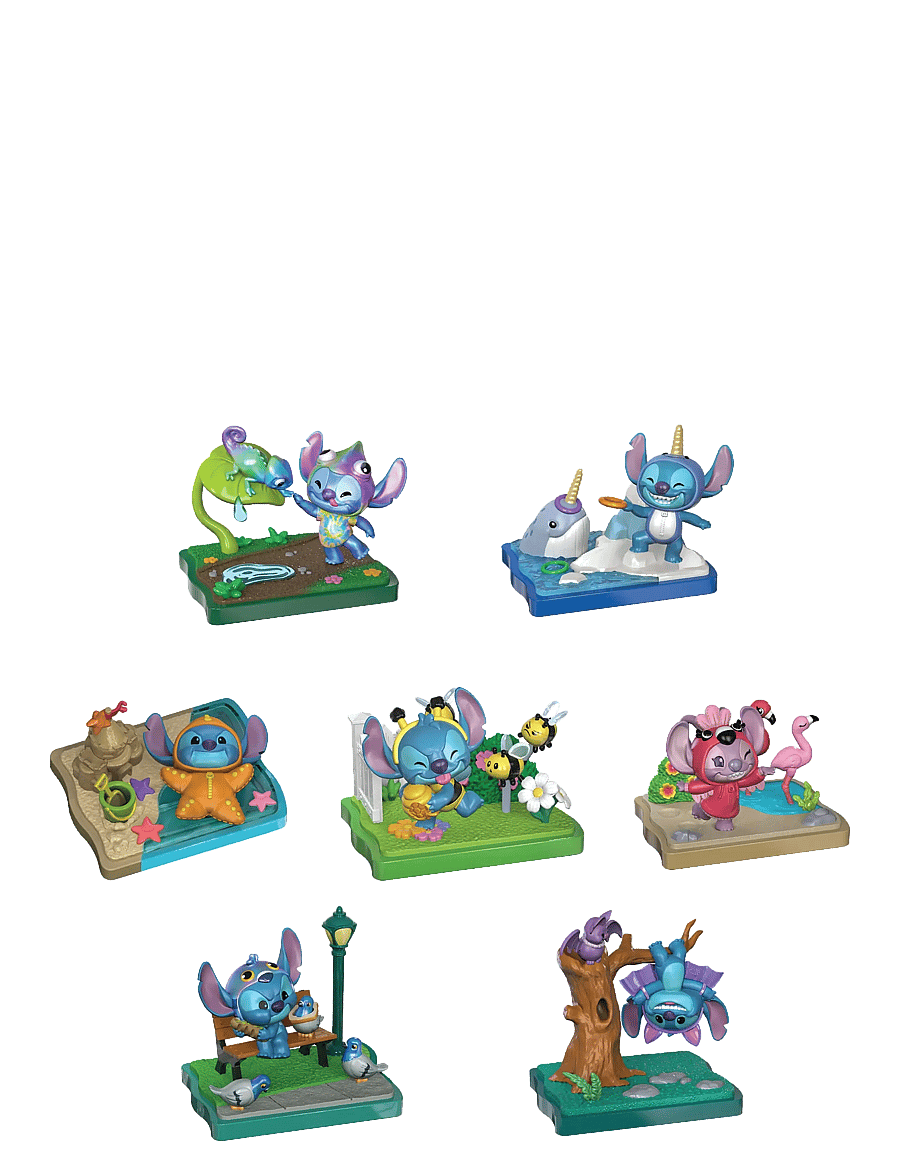 Lilo & Stitch - Disney Stitch Goes Wild Collectible Asst. - film & sagofigurer - multi - 0