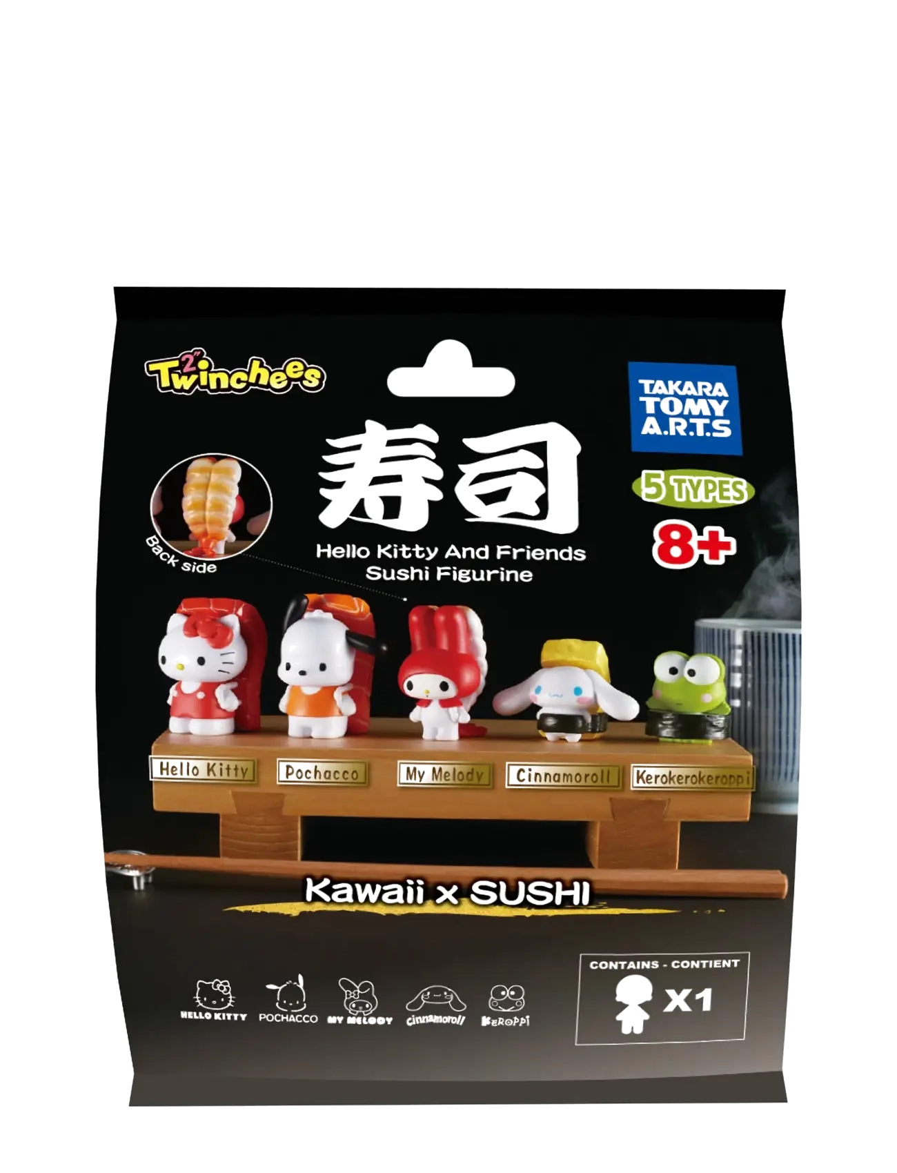 Trend Twinchees Hello Kitty & Friends Sushi Figs Asst. - Legetøjsfigurer & Sæt - MULTI / multi